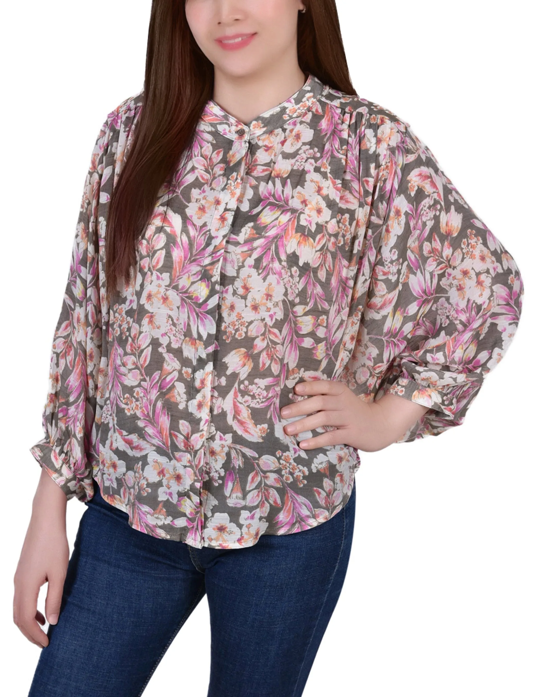 Blouse à manches dolman 3/4