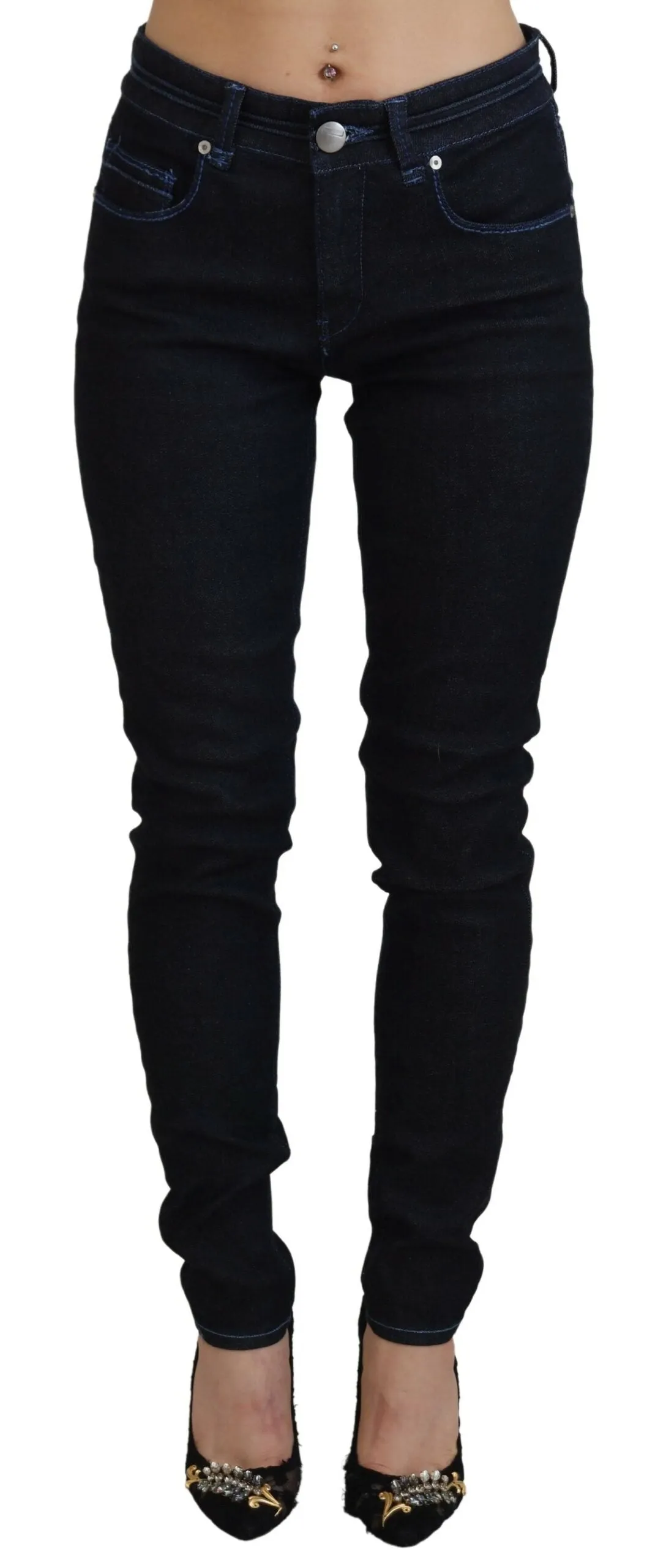 Acht Jean Femme Slim Fit à Taille Basse