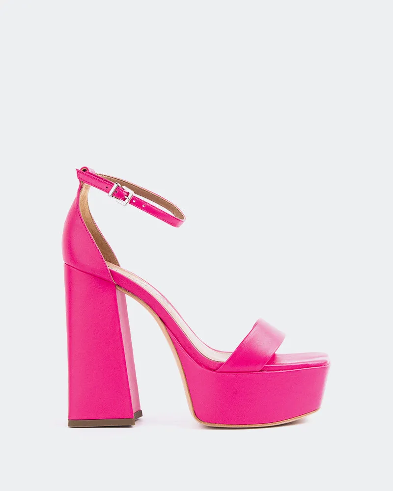 Adriene Cuir Fuchsia