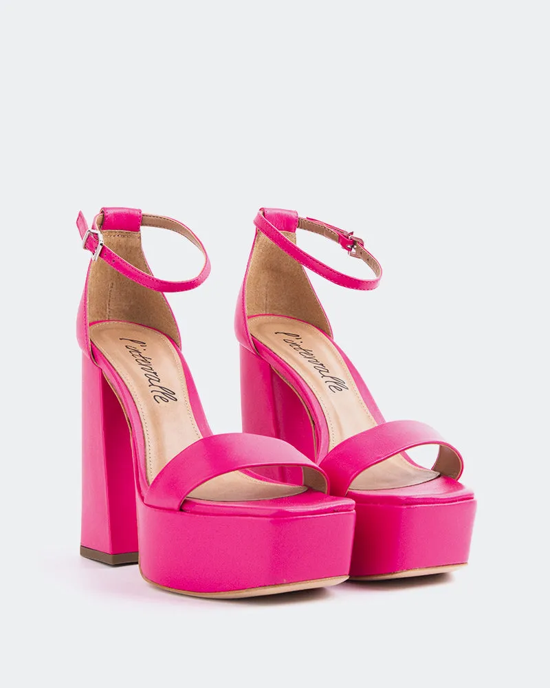 Adriene Cuir Fuchsia