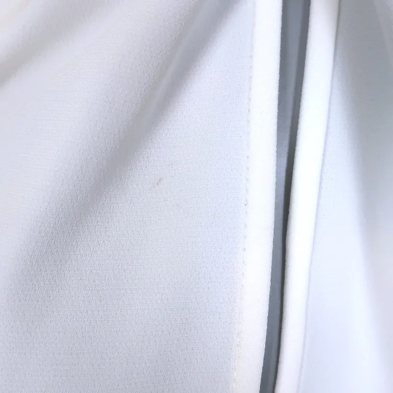 A.L.C. Carey II Haut à manches ballon blanc en crêpe taille 8