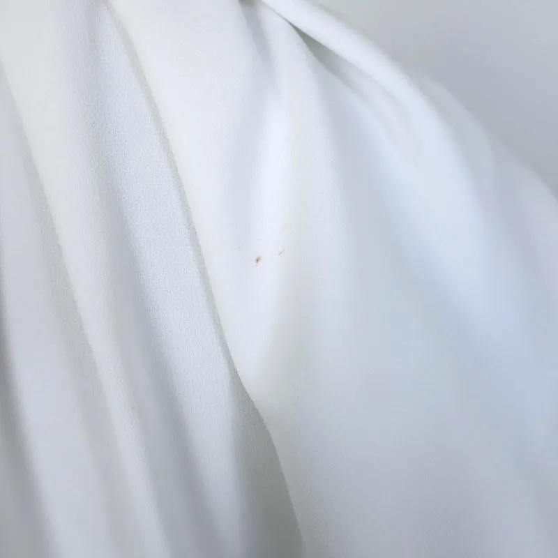 A.L.C. Carey II Haut à manches ballon blanc en crêpe taille 8