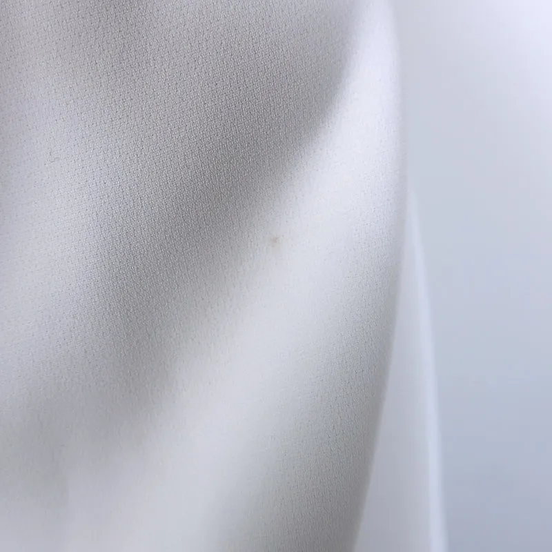 A.L.C. Carey II Haut à manches ballon blanc en crêpe taille 8