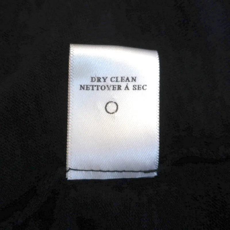 A.L.C. Haut à dos ouvert en jersey de lin noir Taille Petit Manches longues