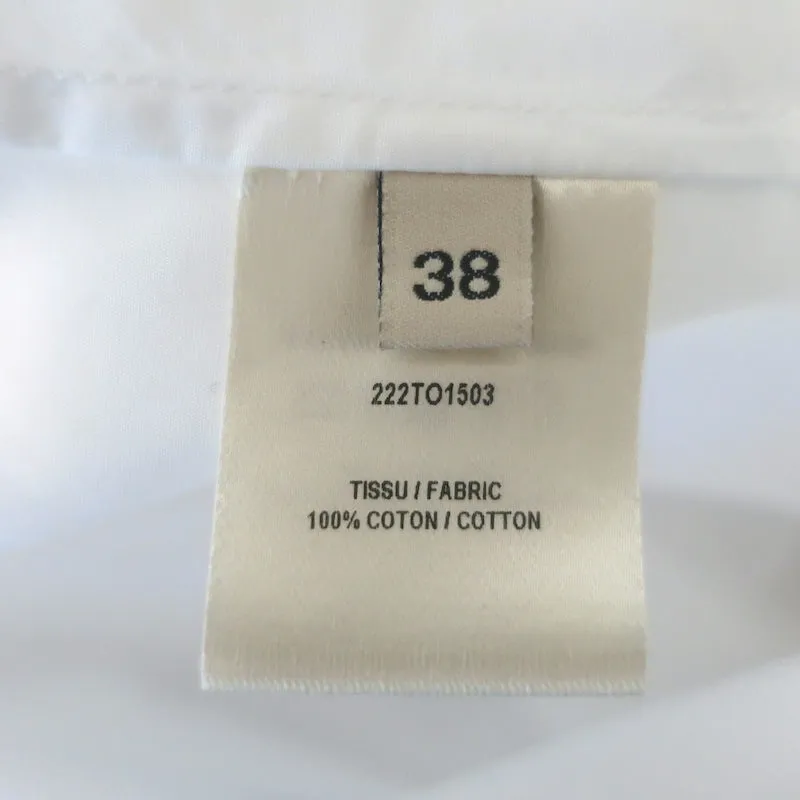 Alexandre Vauthier Chemise Enveloppante à Boutonner Blanc Taille 38 Haut à Épaules Rembourrées
