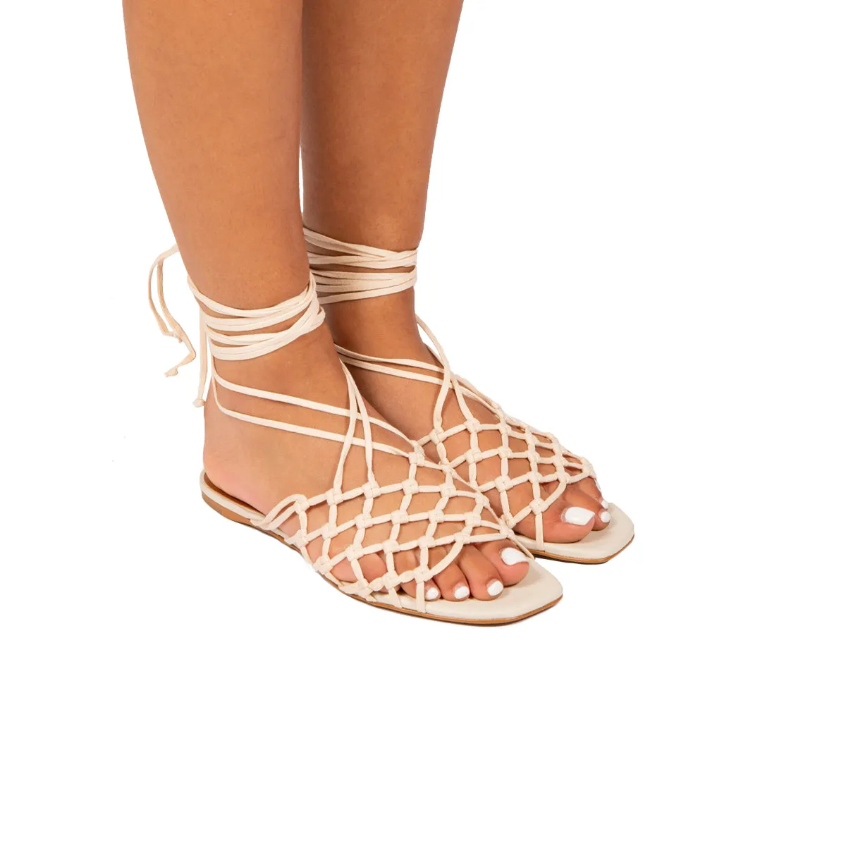 Arc Corde Blanc Cassé