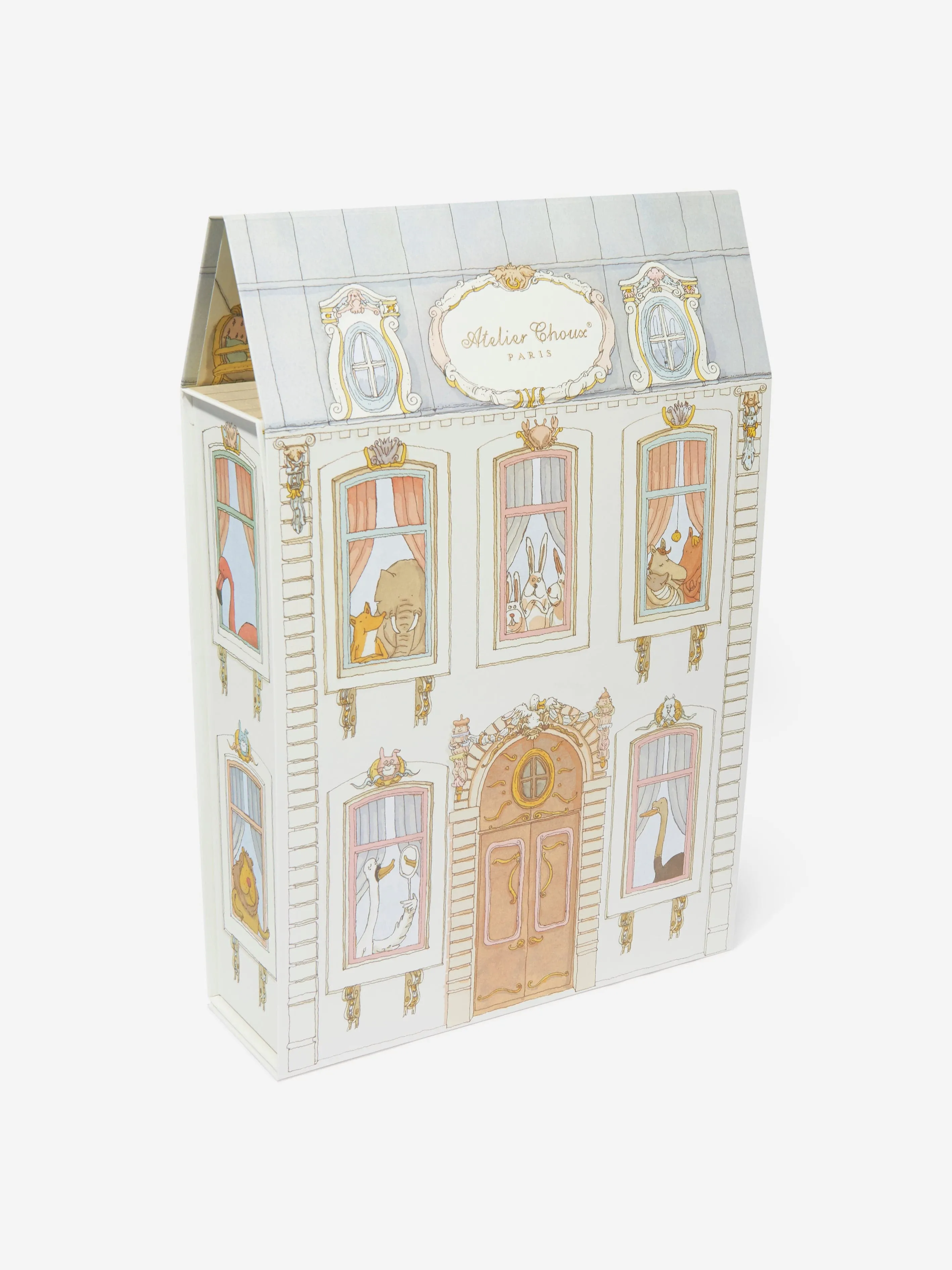 Atelier Choux Coffret Cadeau Luxe Carrousel Bébé en Blanc