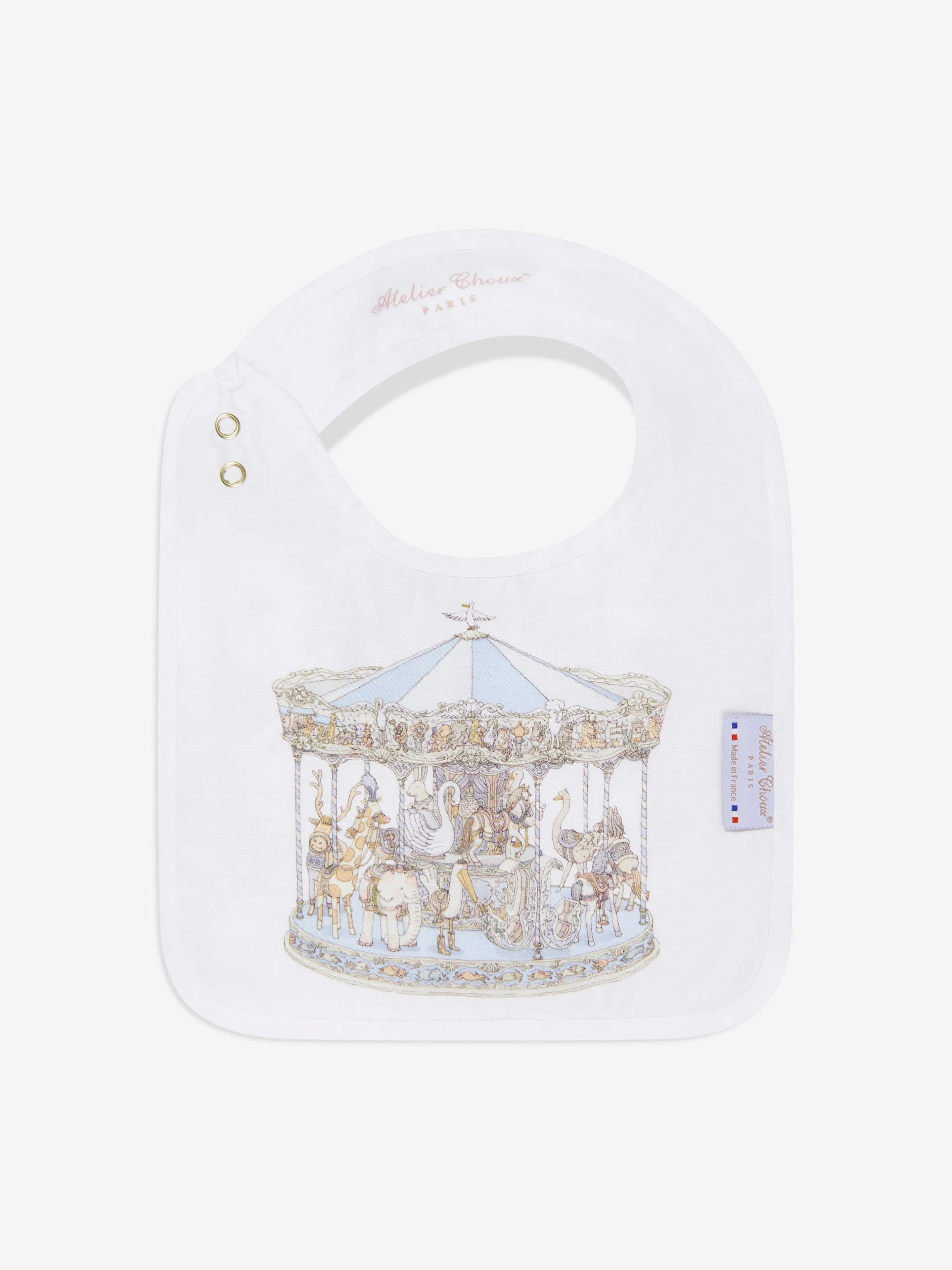 Atelier Choux Coffret Cadeau Luxe Carrousel Bébé en Blanc