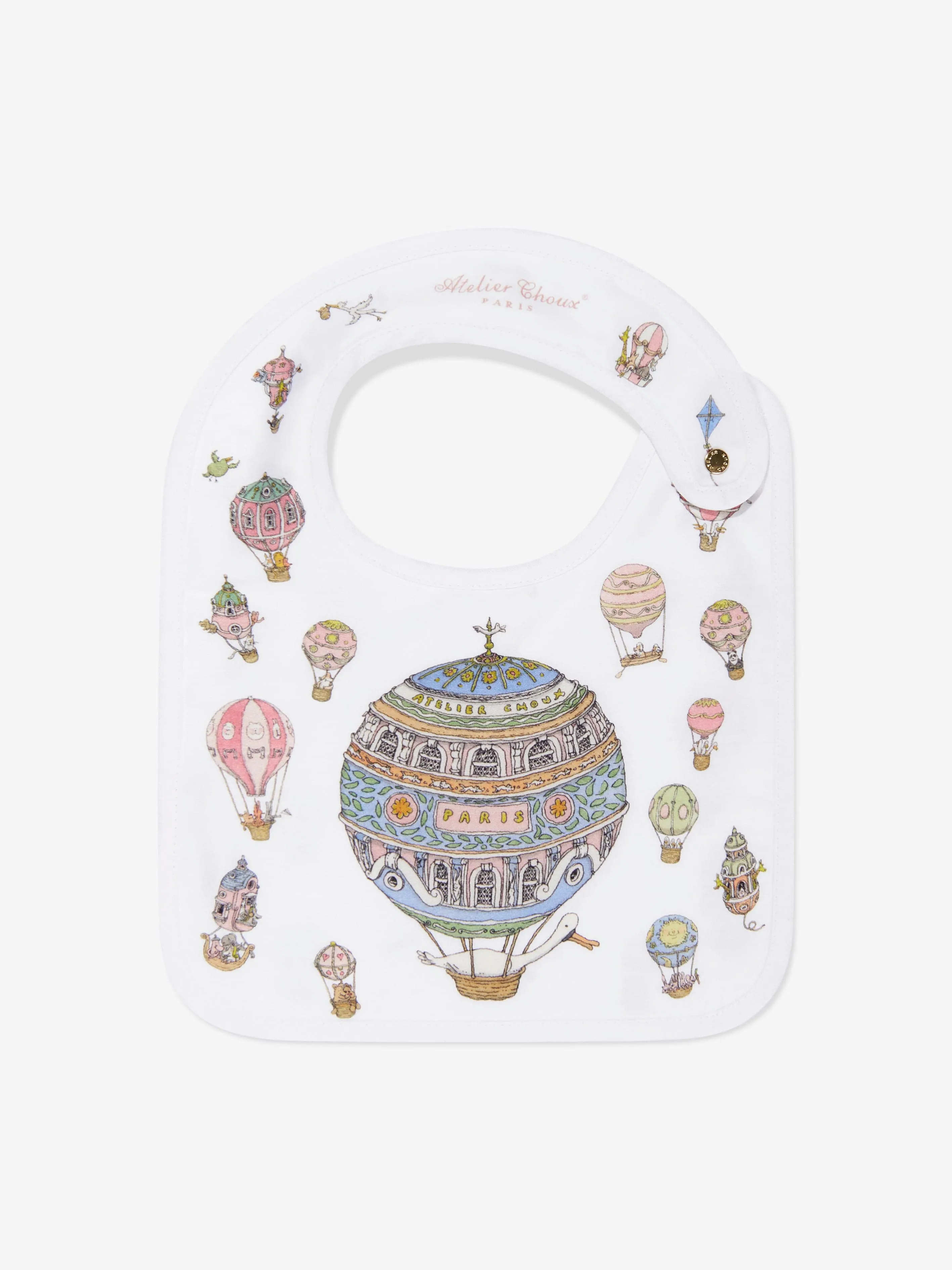 Atelier Choux Coffret Cadeau Luxe Carrousel Bébé en Blanc