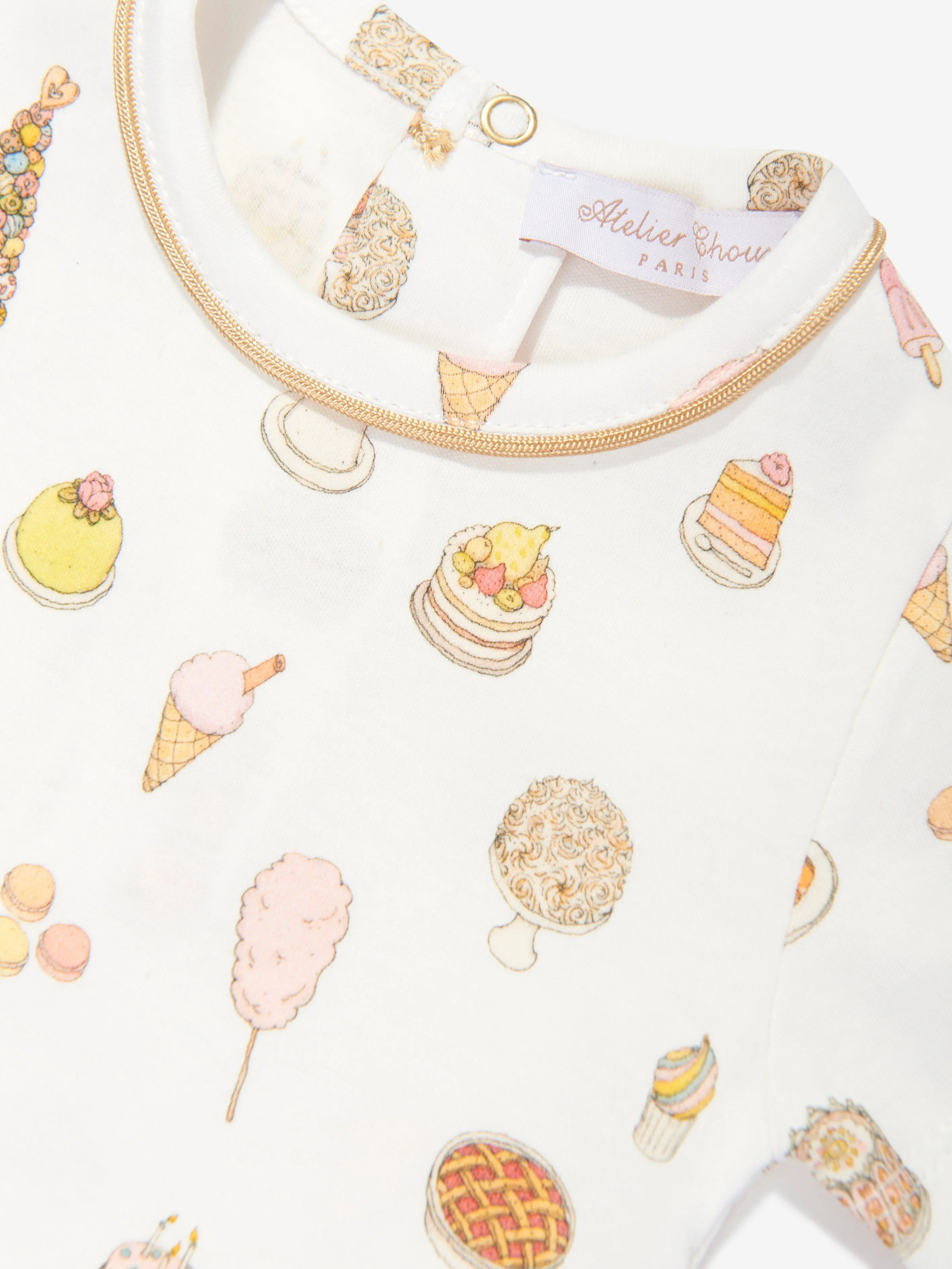 Bodysuit classique pour bébé Atelier Choux en blanc