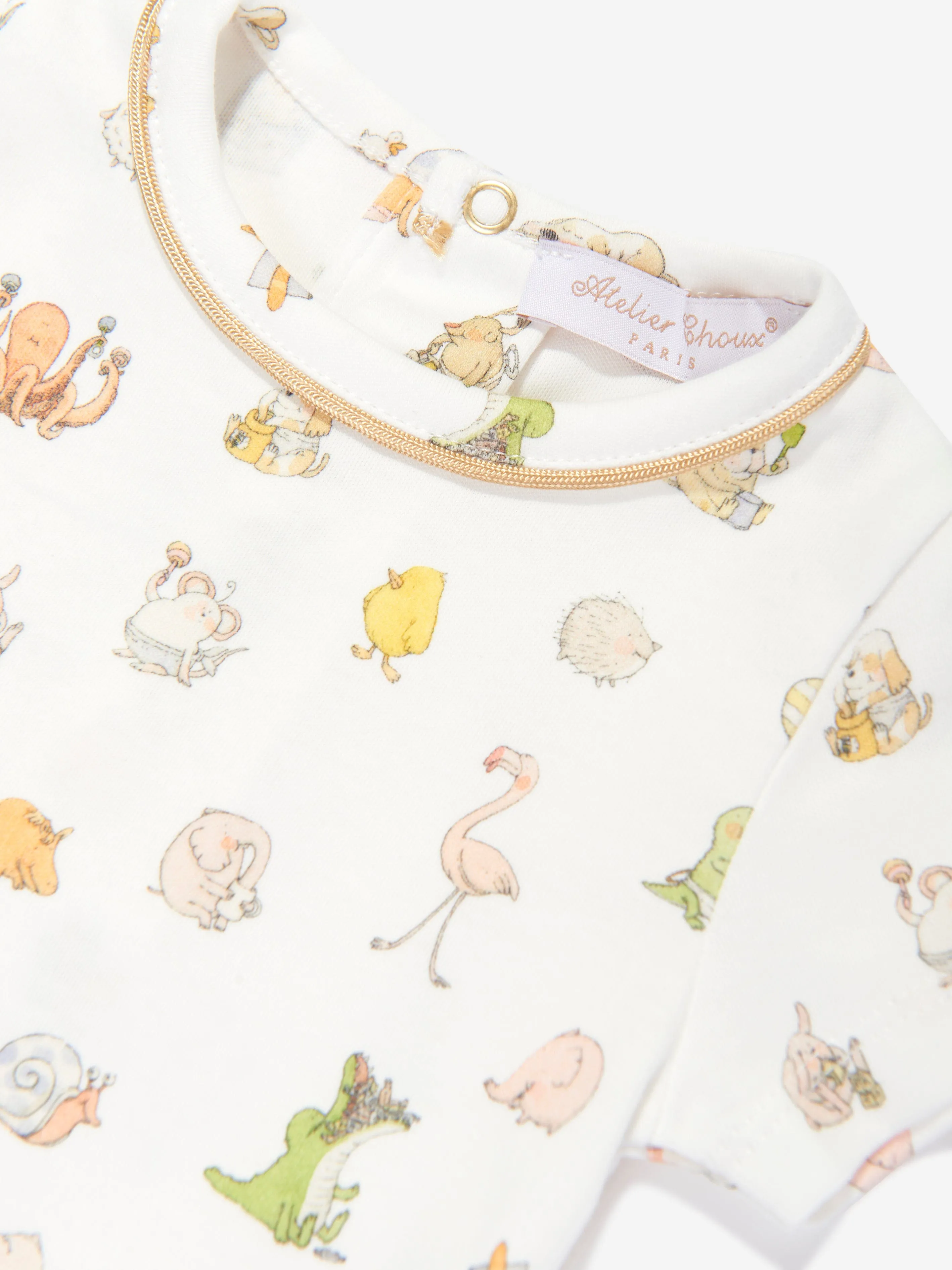 Bodysuit classique pour bébé Atelier Choux en blanc