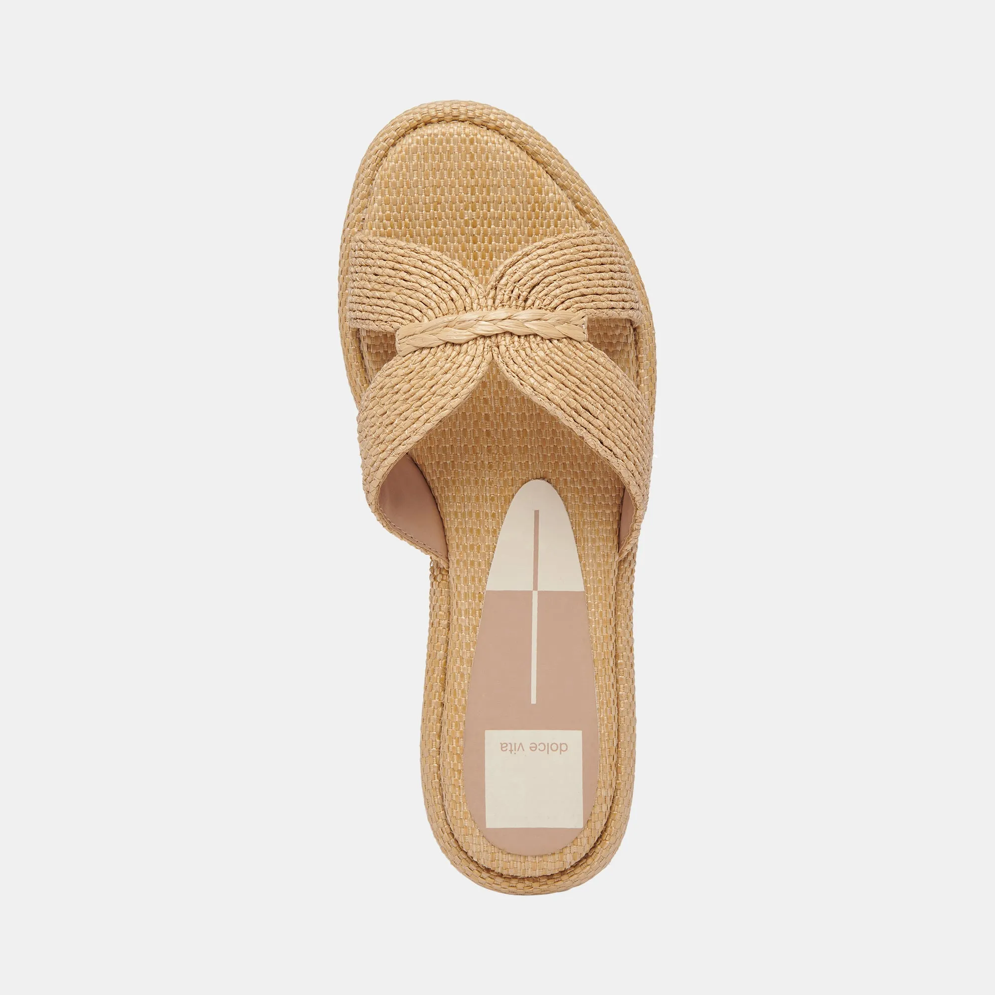 SANDALES ATOMIC WIDE LT EN RAFFIA NATUREL