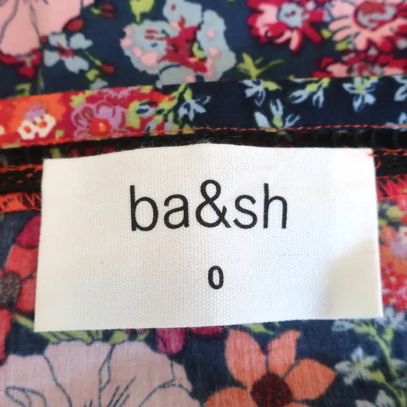 Ba&sh Débardeur à Boutons Sego Imprimé Fleuri en Coton Taille 0