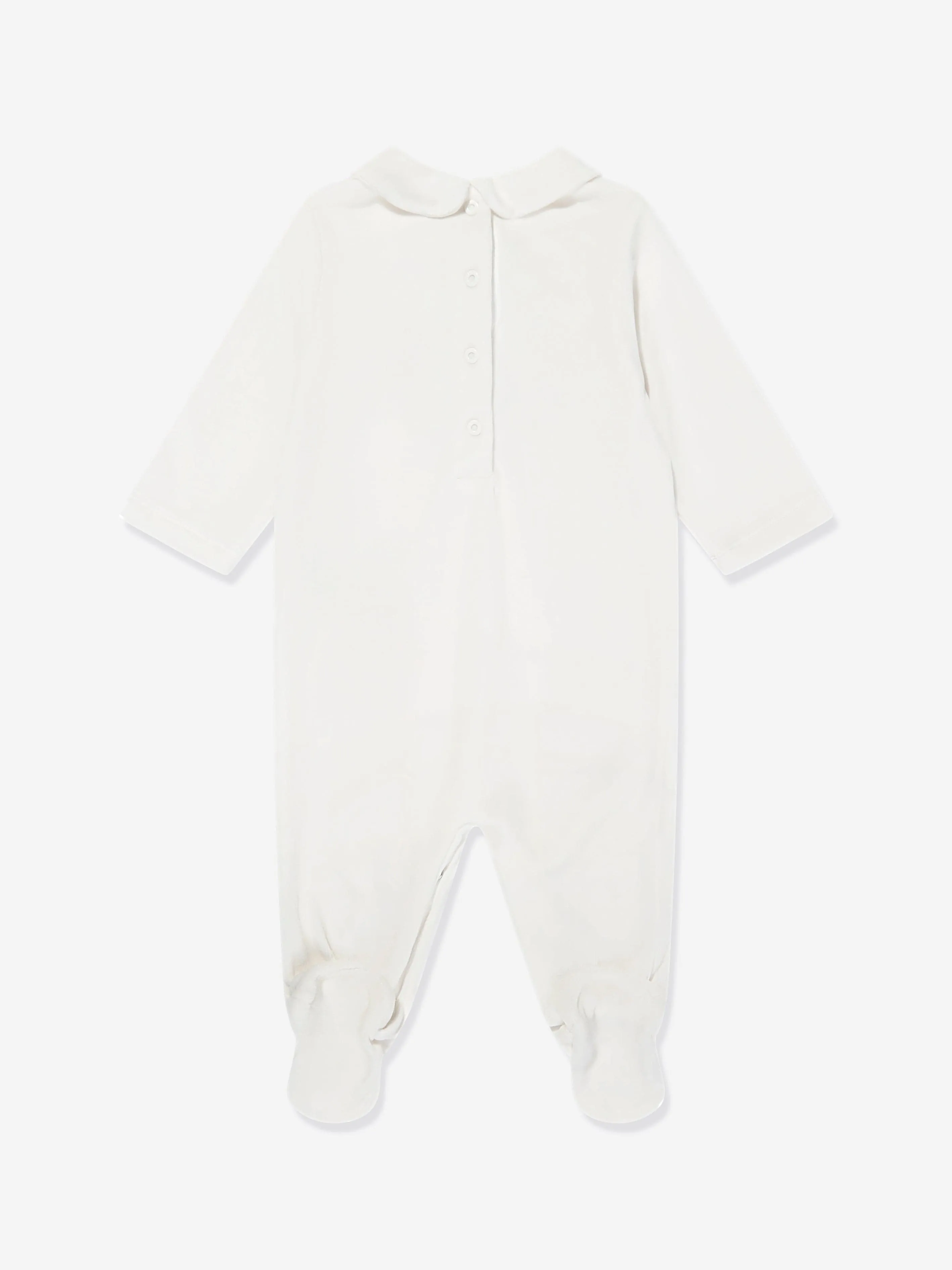 Ensemble Babygrow en Chenille Ourson en Blanc