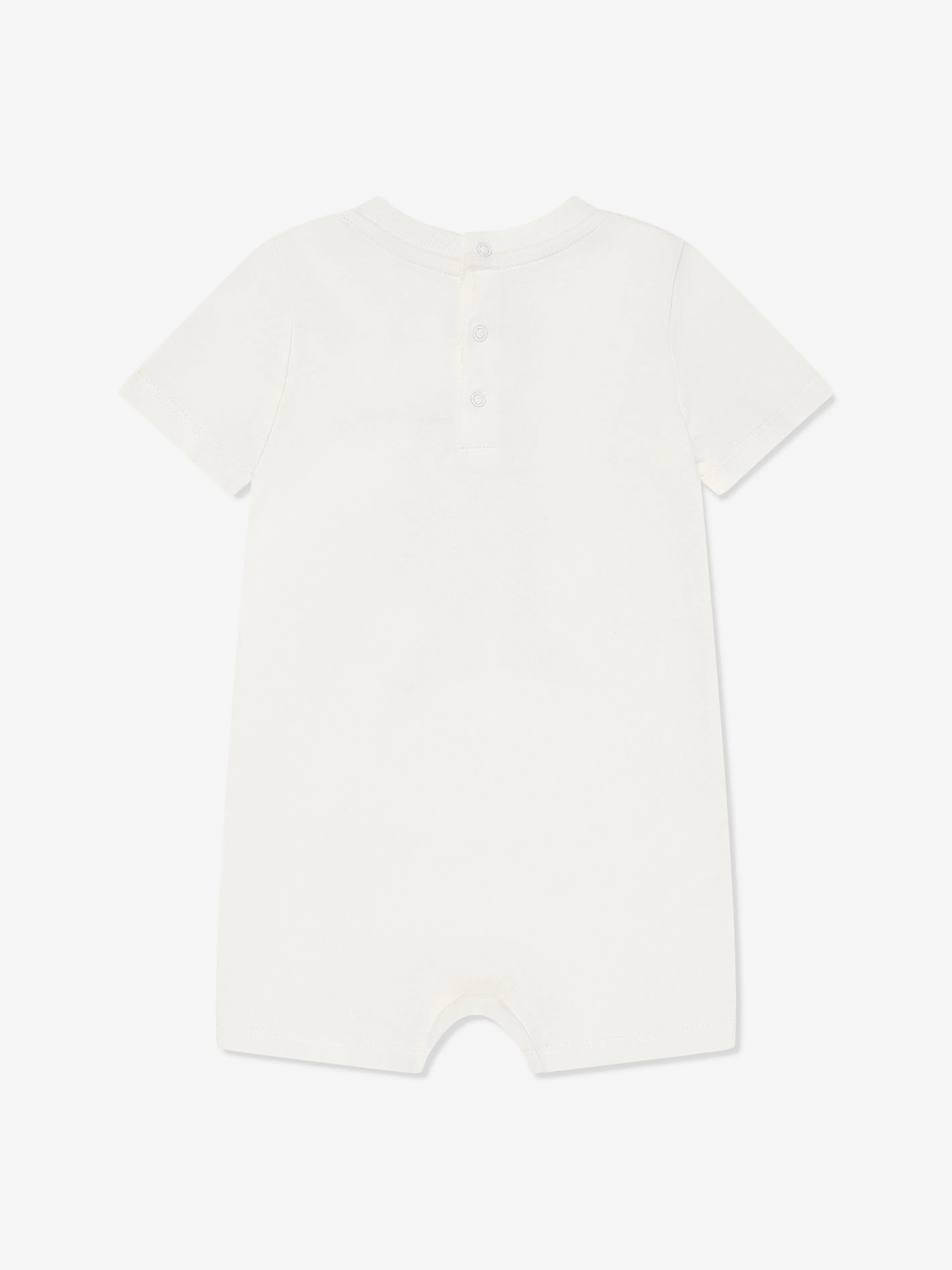 Barboteuse Ours pour Bébé Garçon en Blanc