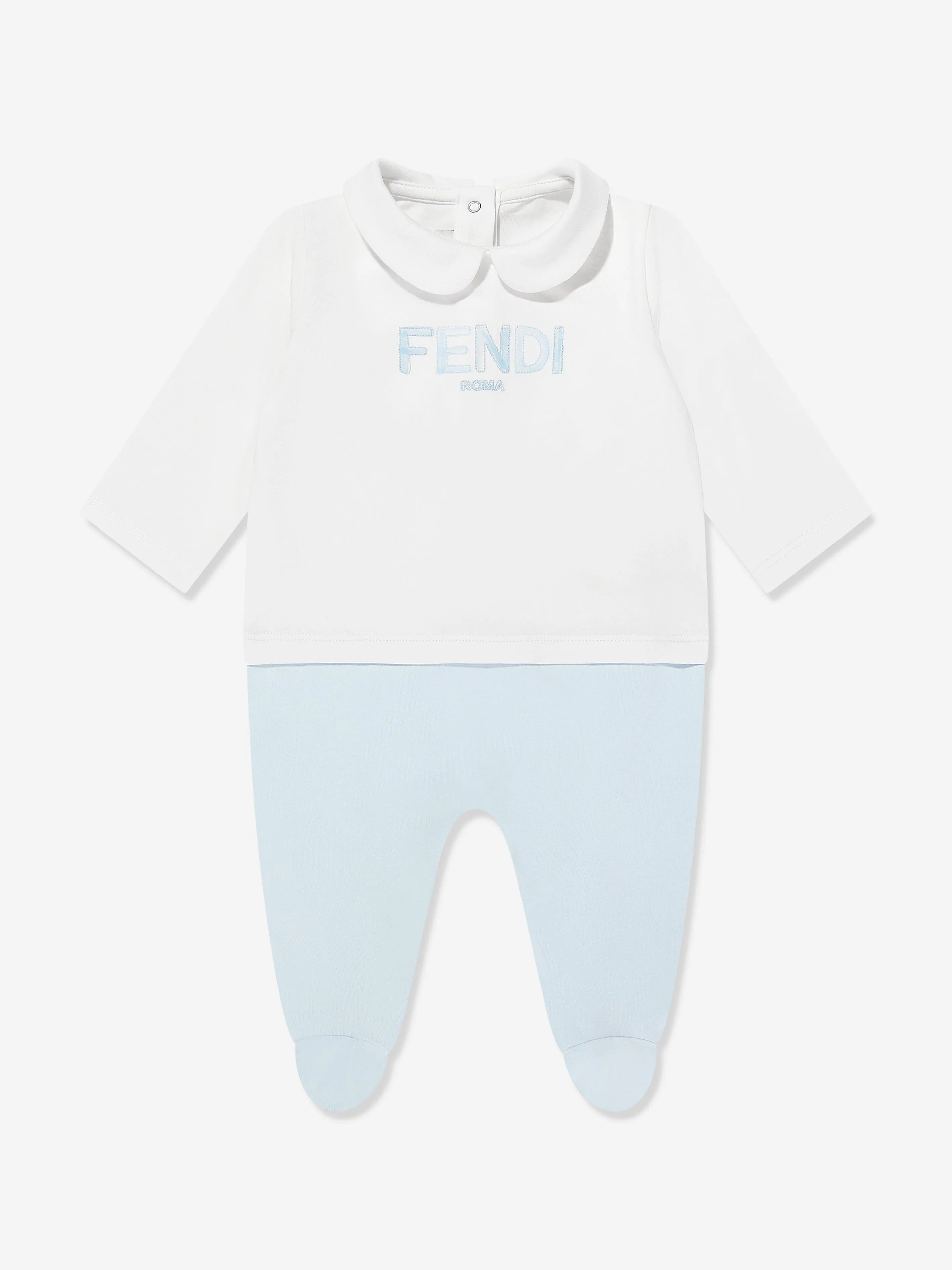 Ensemble Babygrow avec Logo Bébé Garçon en Bleu