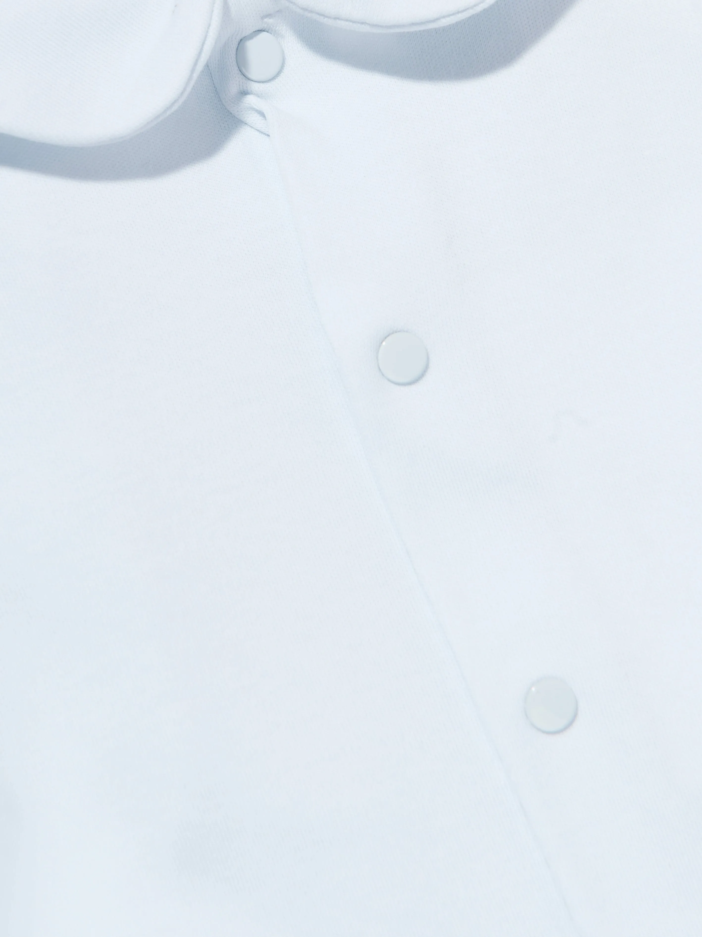 Barboteuse à smocks pour bébé garçon en bleu