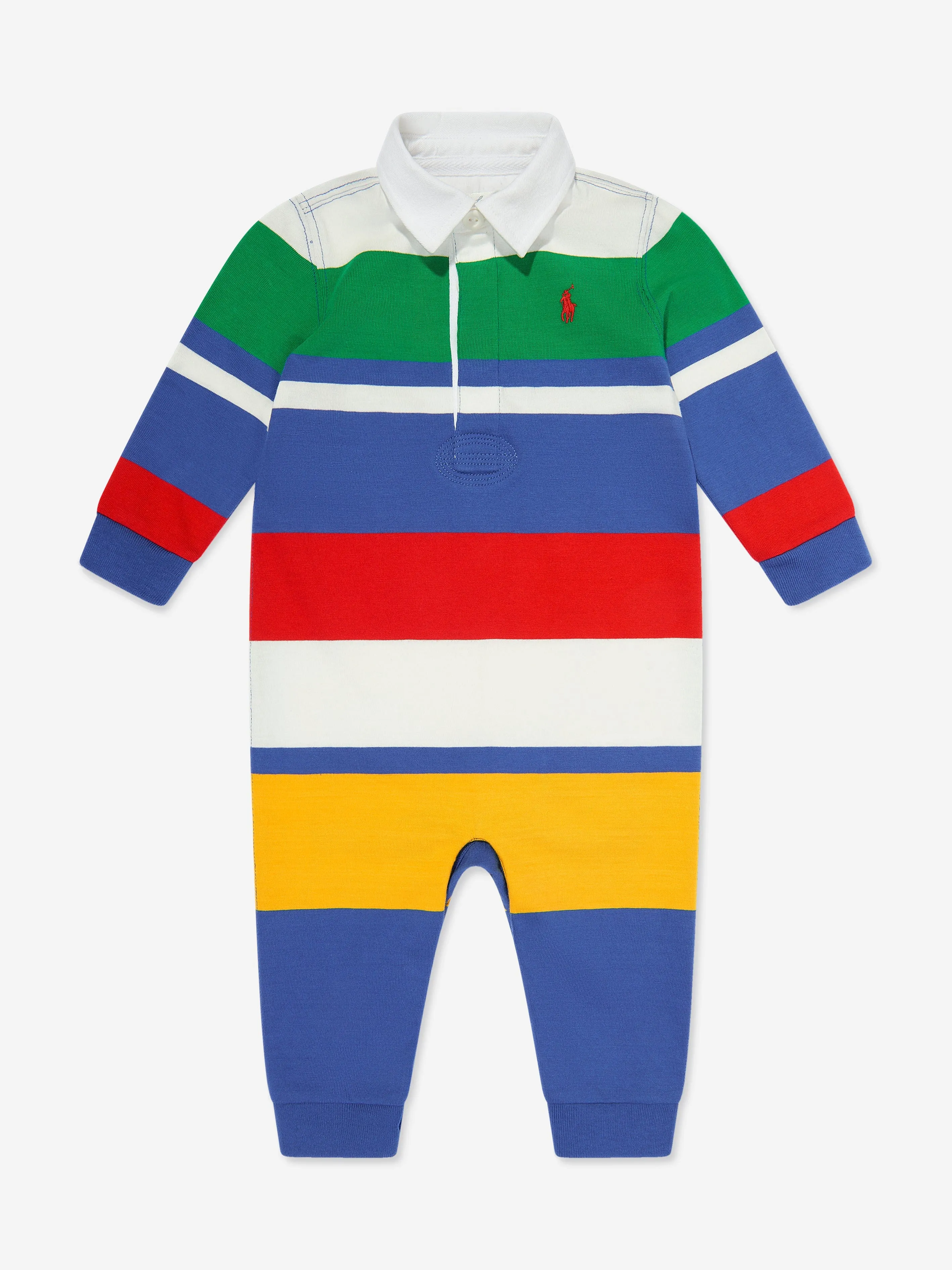 Combinaison rayée multicolore pour bébé garçon