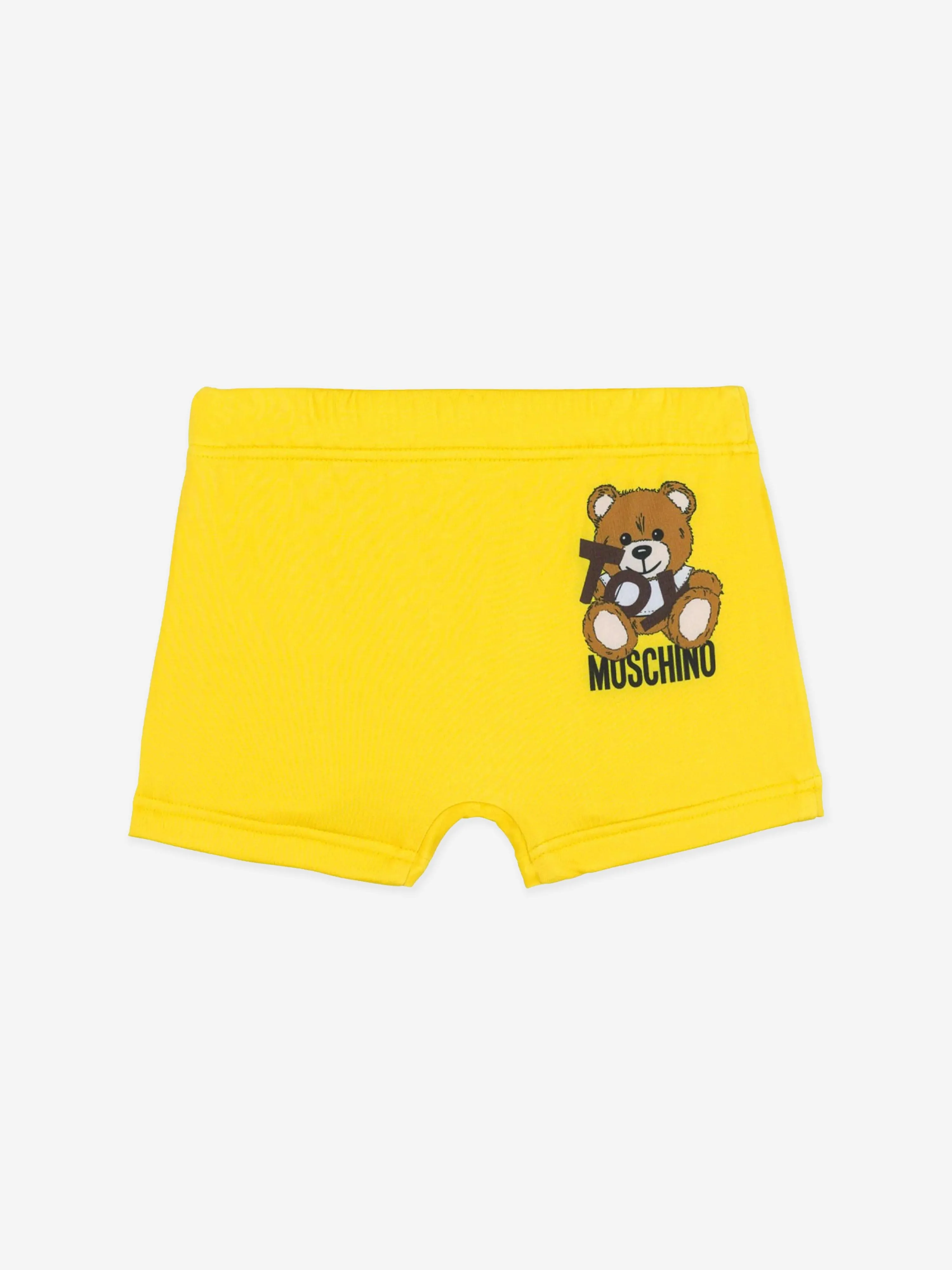 Short de bain pour garçon avec logo Teddy en jaune