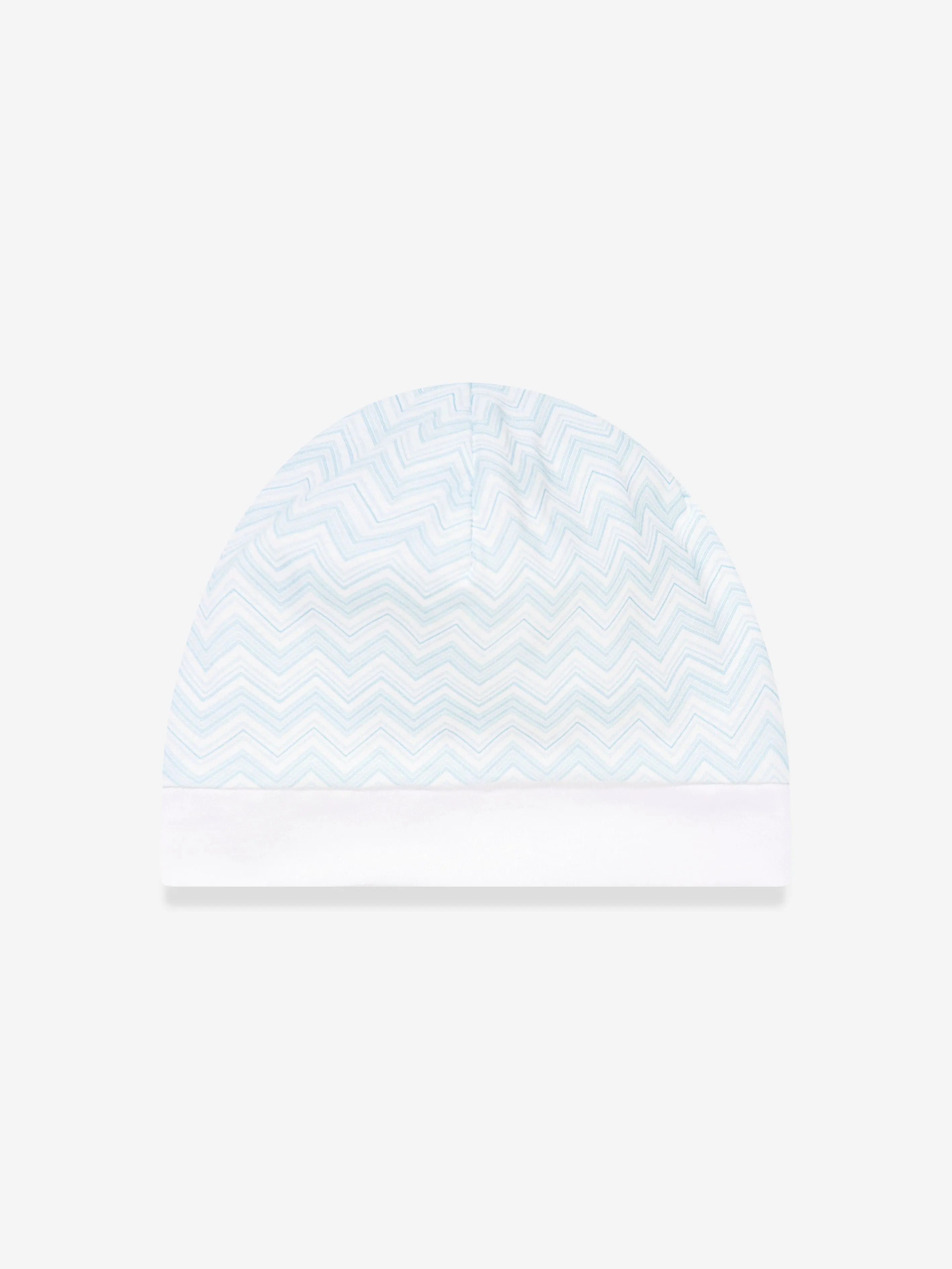 Ensemble de grenouillère zigzag pour bébé garçon en bleu