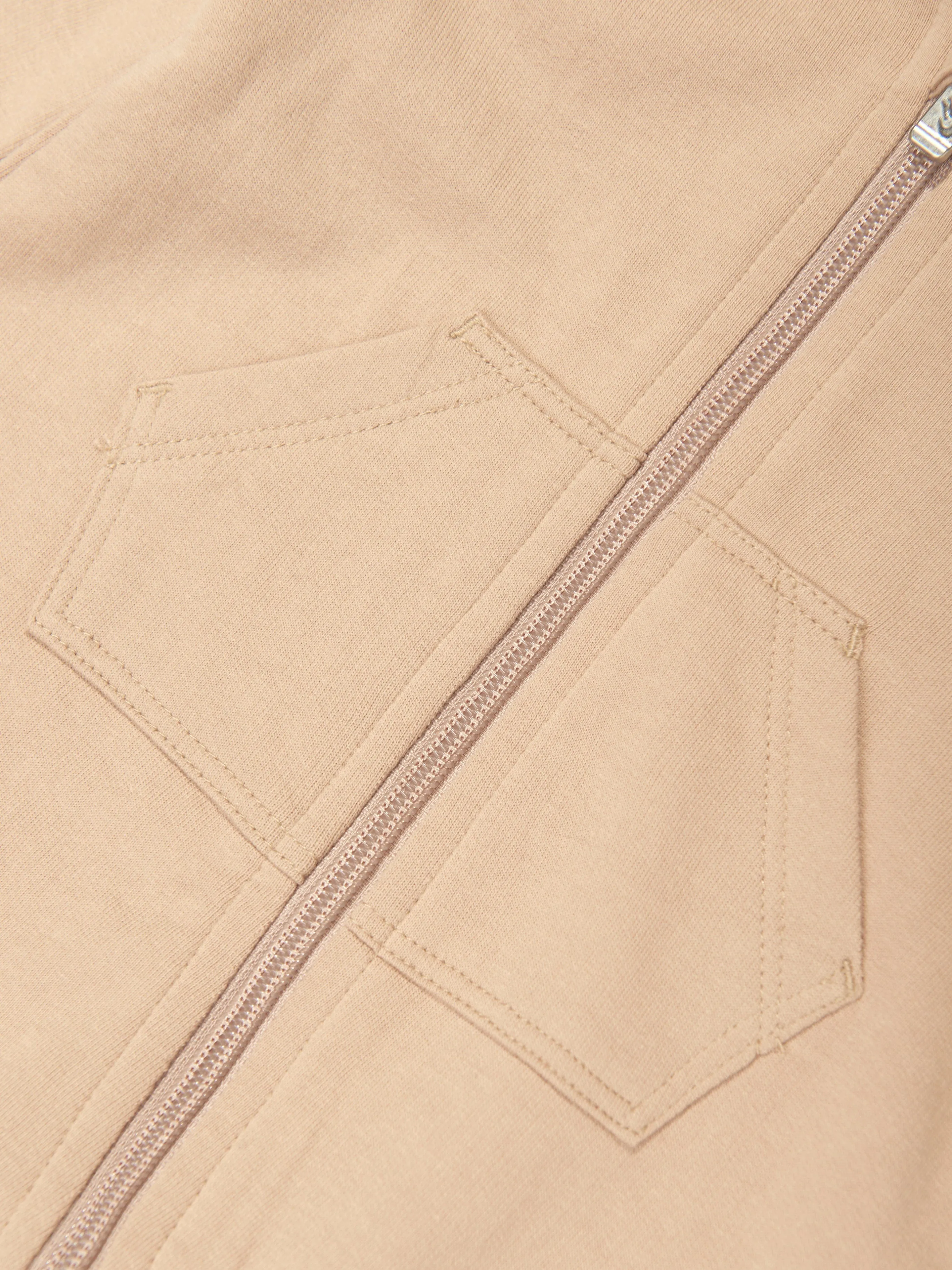 Combinaison à capuche bébé essentiels en beige