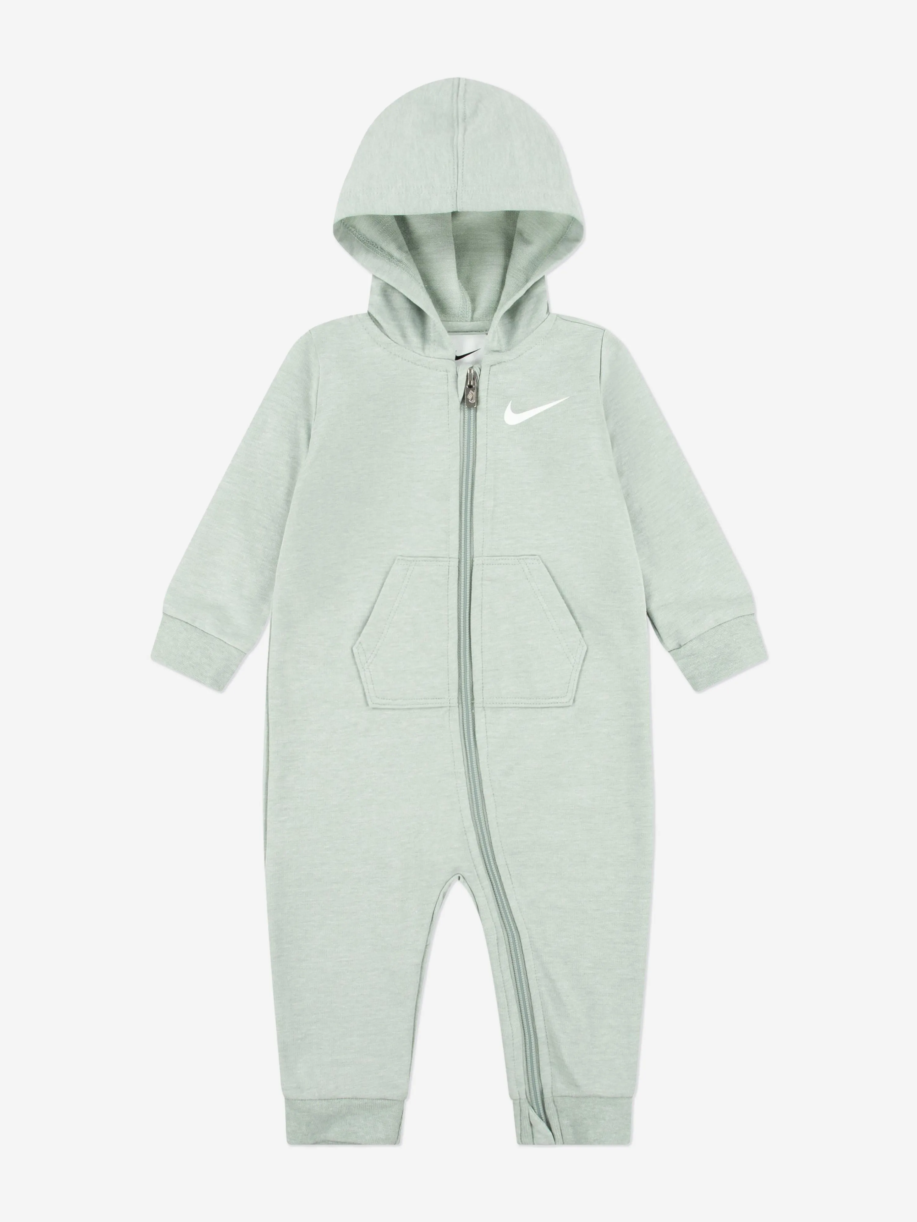 Combinaison à capuche pour bébé en vert