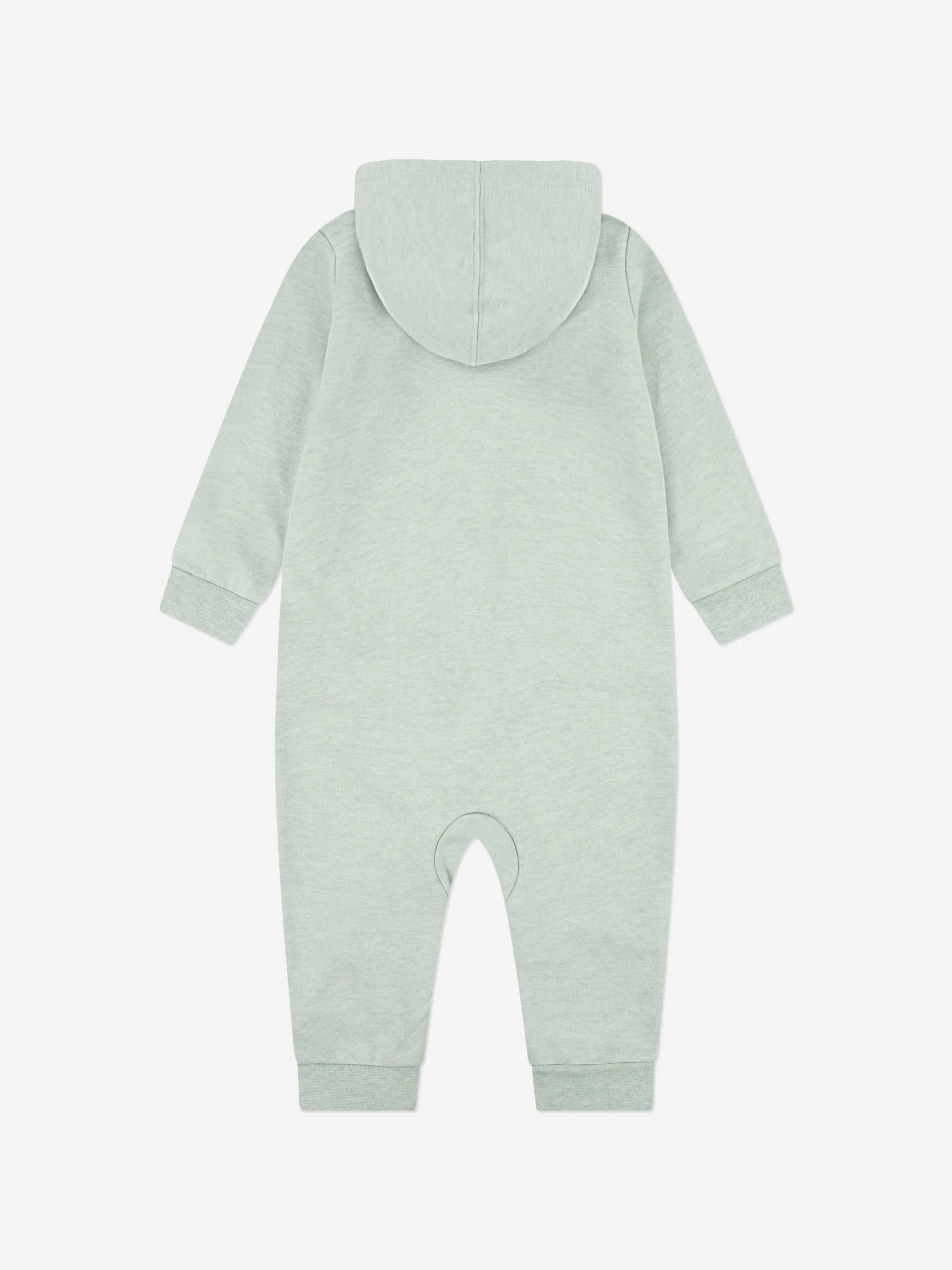 Combinaison à capuche pour bébé en vert