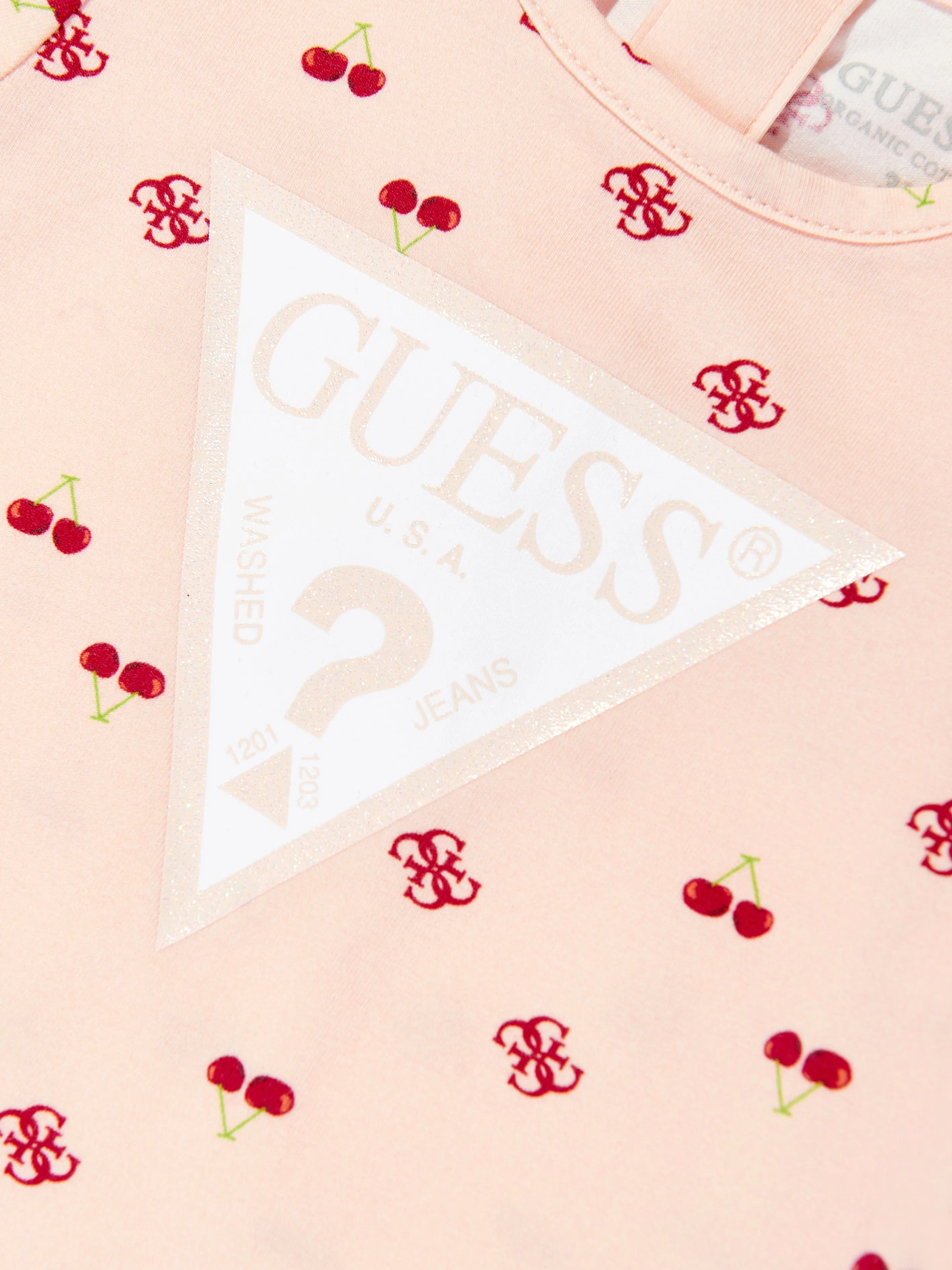 Barboteuse Cerise pour Fillettes en Rose