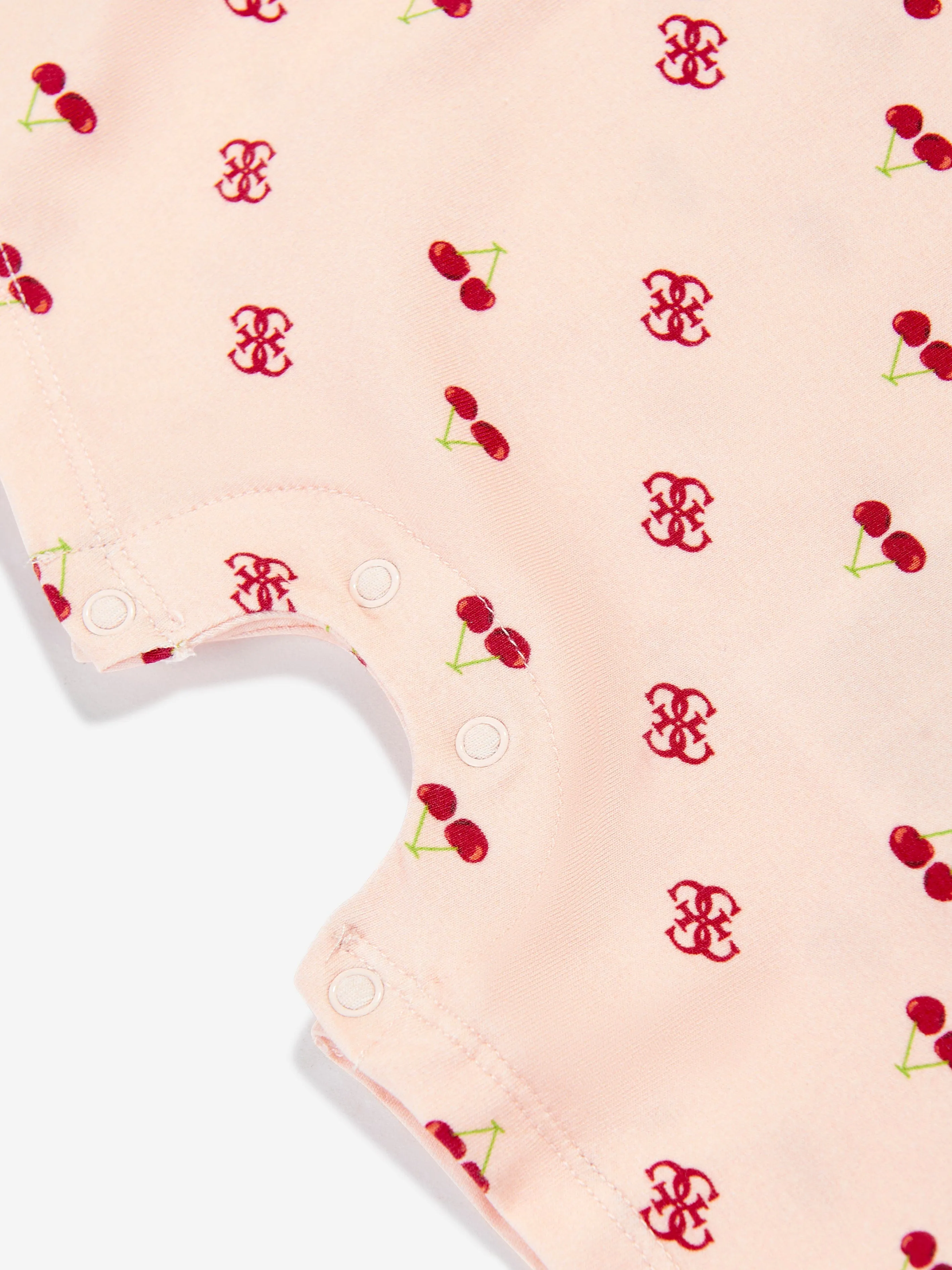 Barboteuse Cerise pour Fillettes en Rose