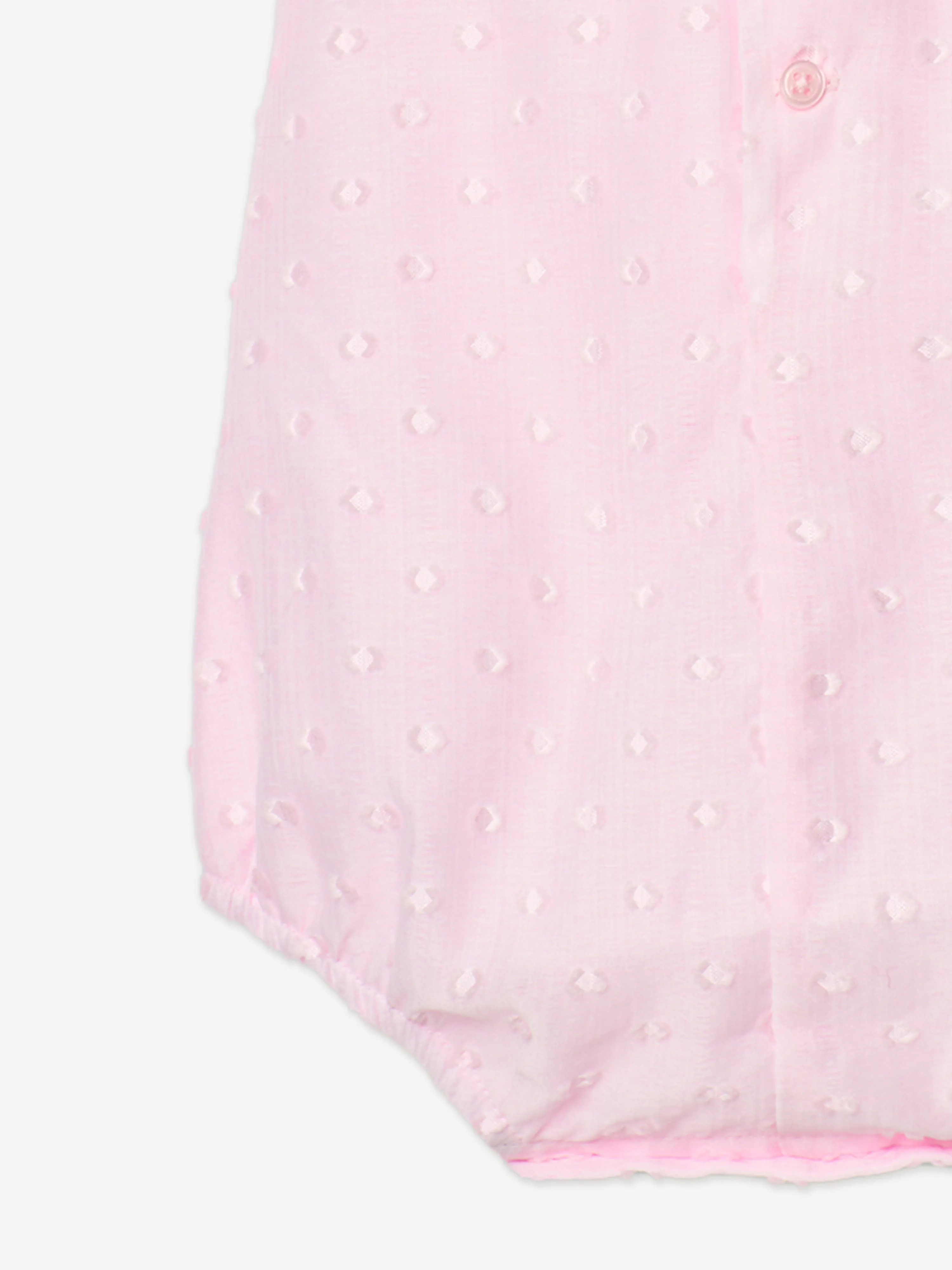 Barboteuse à Dentelle pour Fille en Rose