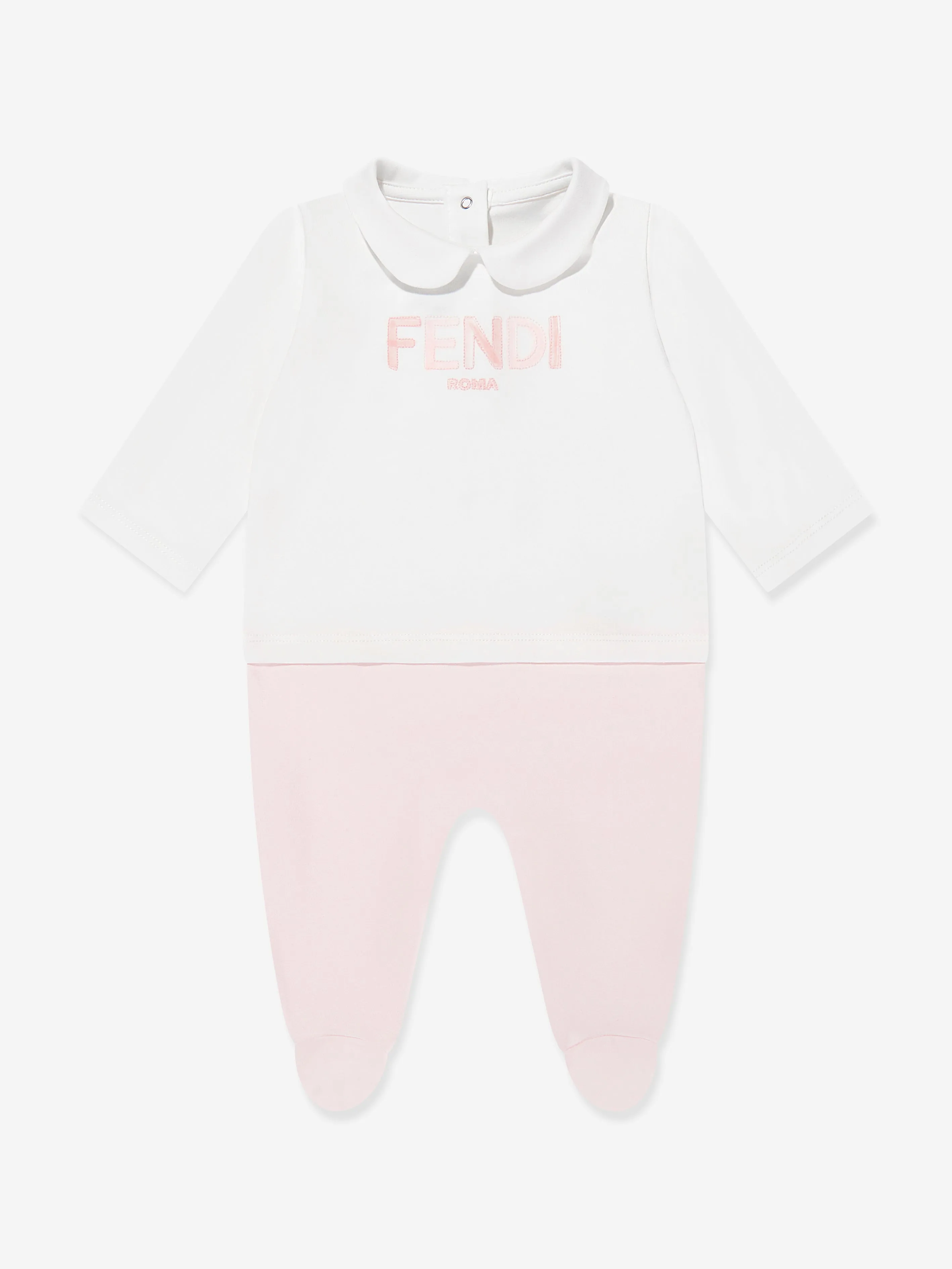 Ensemble Babygrow avec Logo pour Filles en Rose