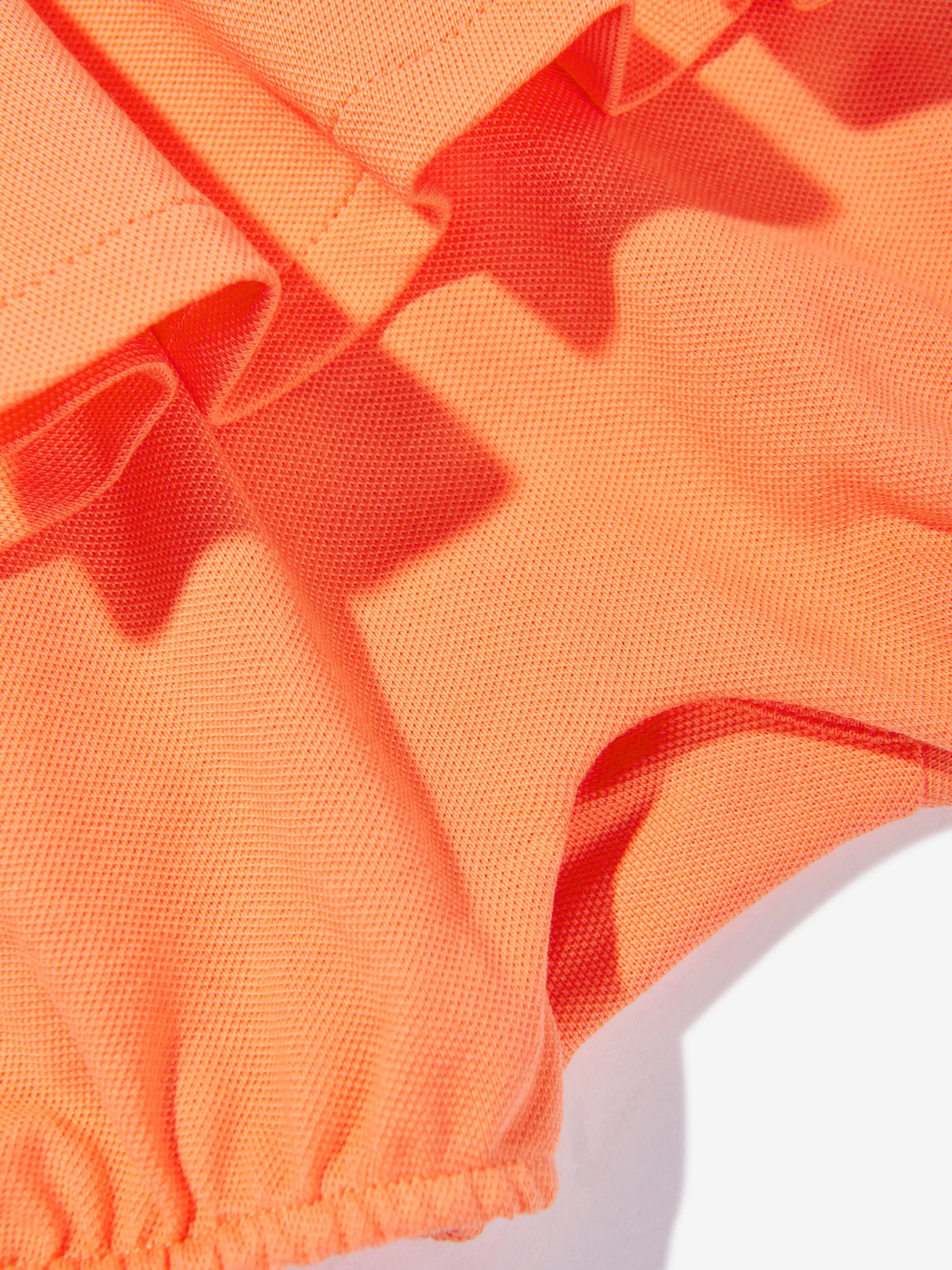 Combinaison Peplum pour Bébé Fille en Orange