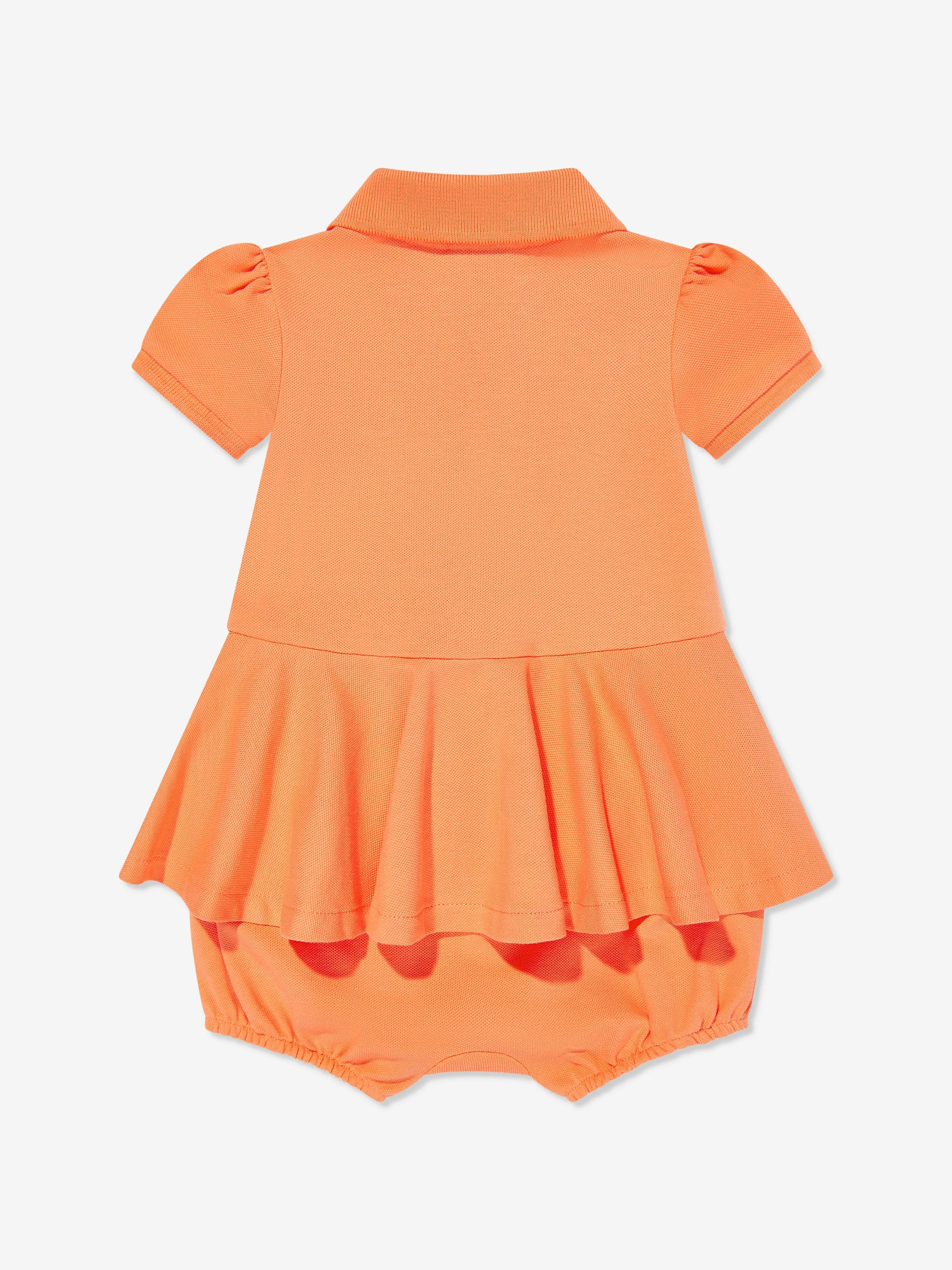 Combinaison Peplum pour Bébé Fille en Orange