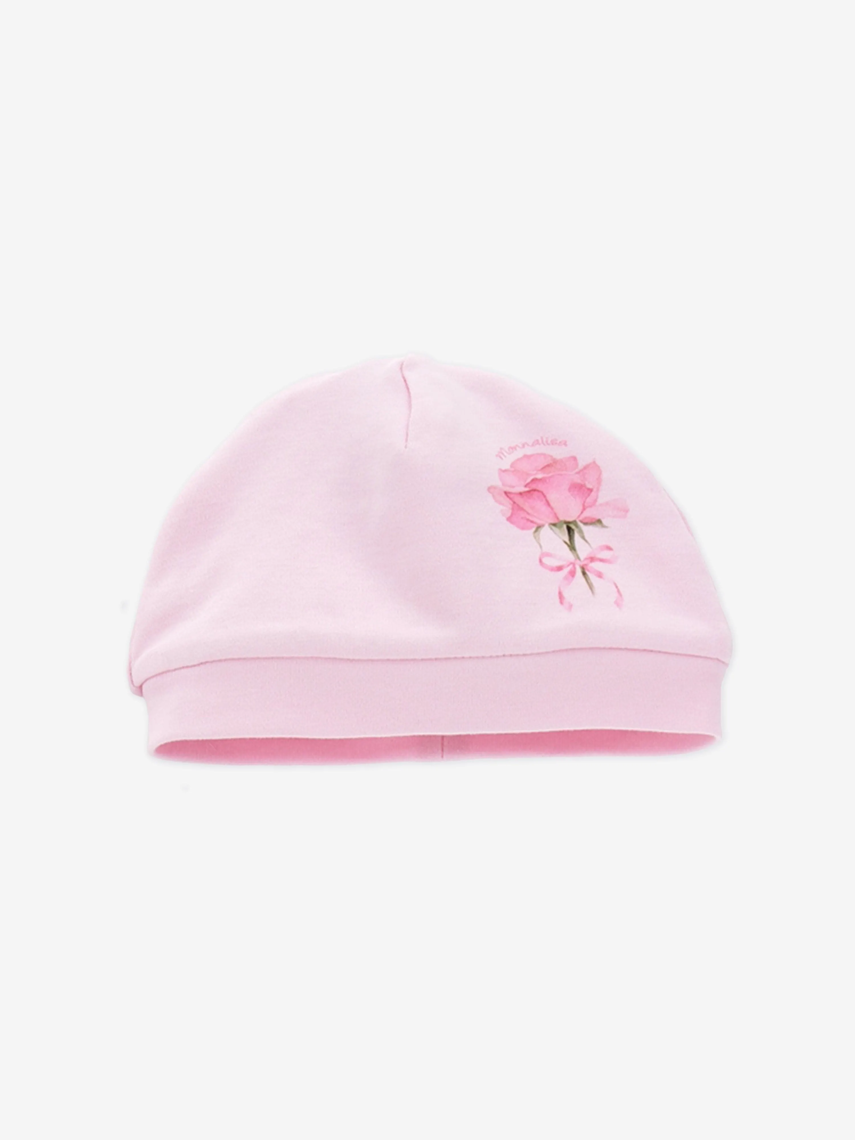 Ensemble de grenouillère à imprimé rose pour bébé fille en blanc