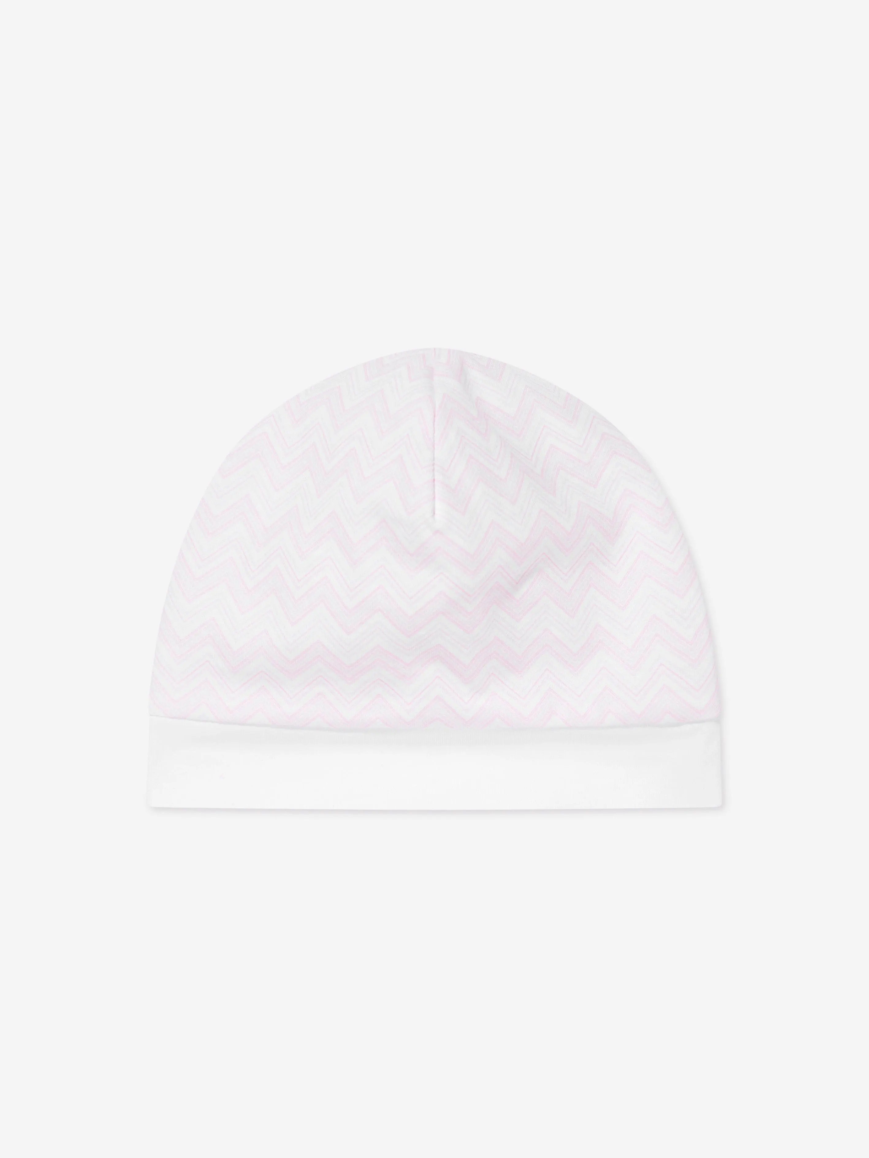 Ensemble de grenouillère à motifs zigzag pour bébé fille en rose