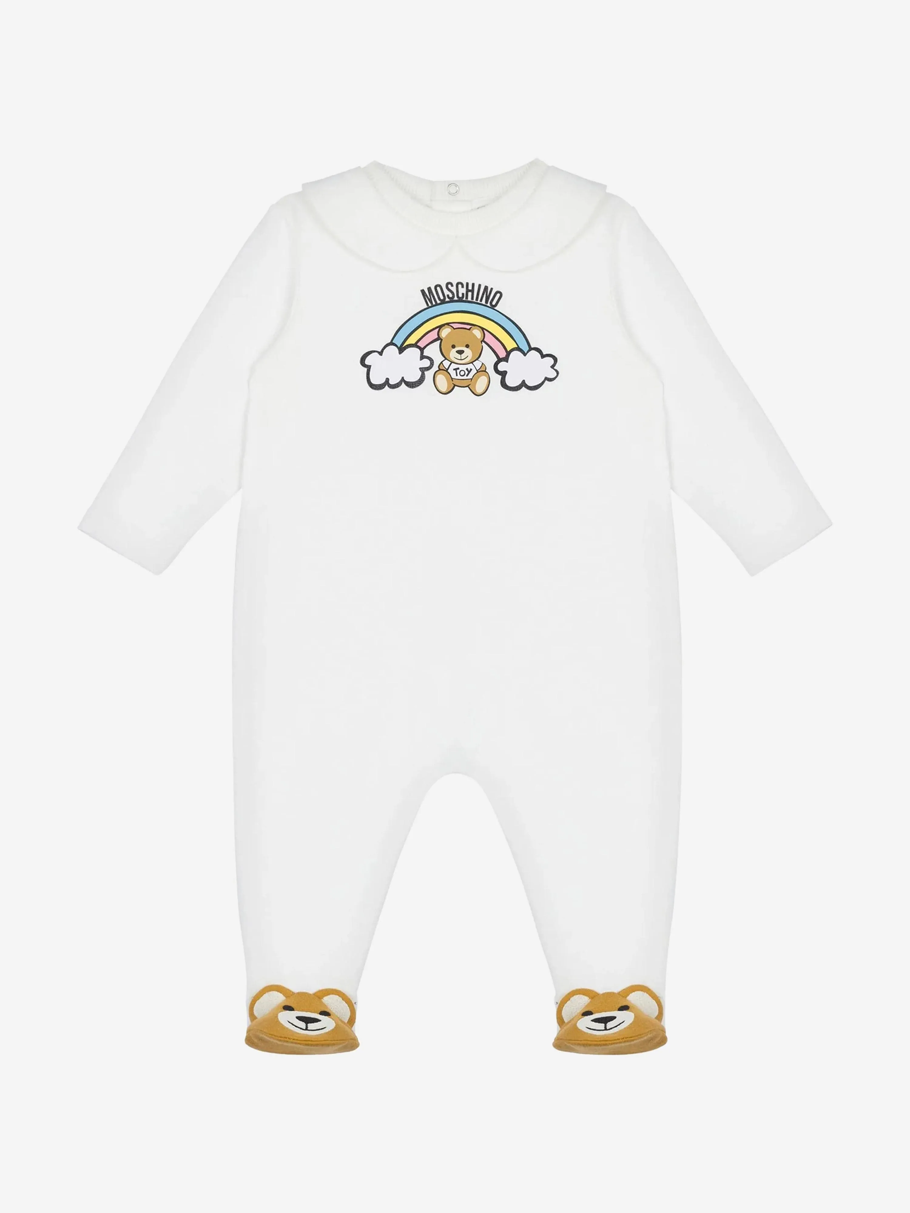 Ensemble Cadeau Body Bébé Ourson en Ivoire