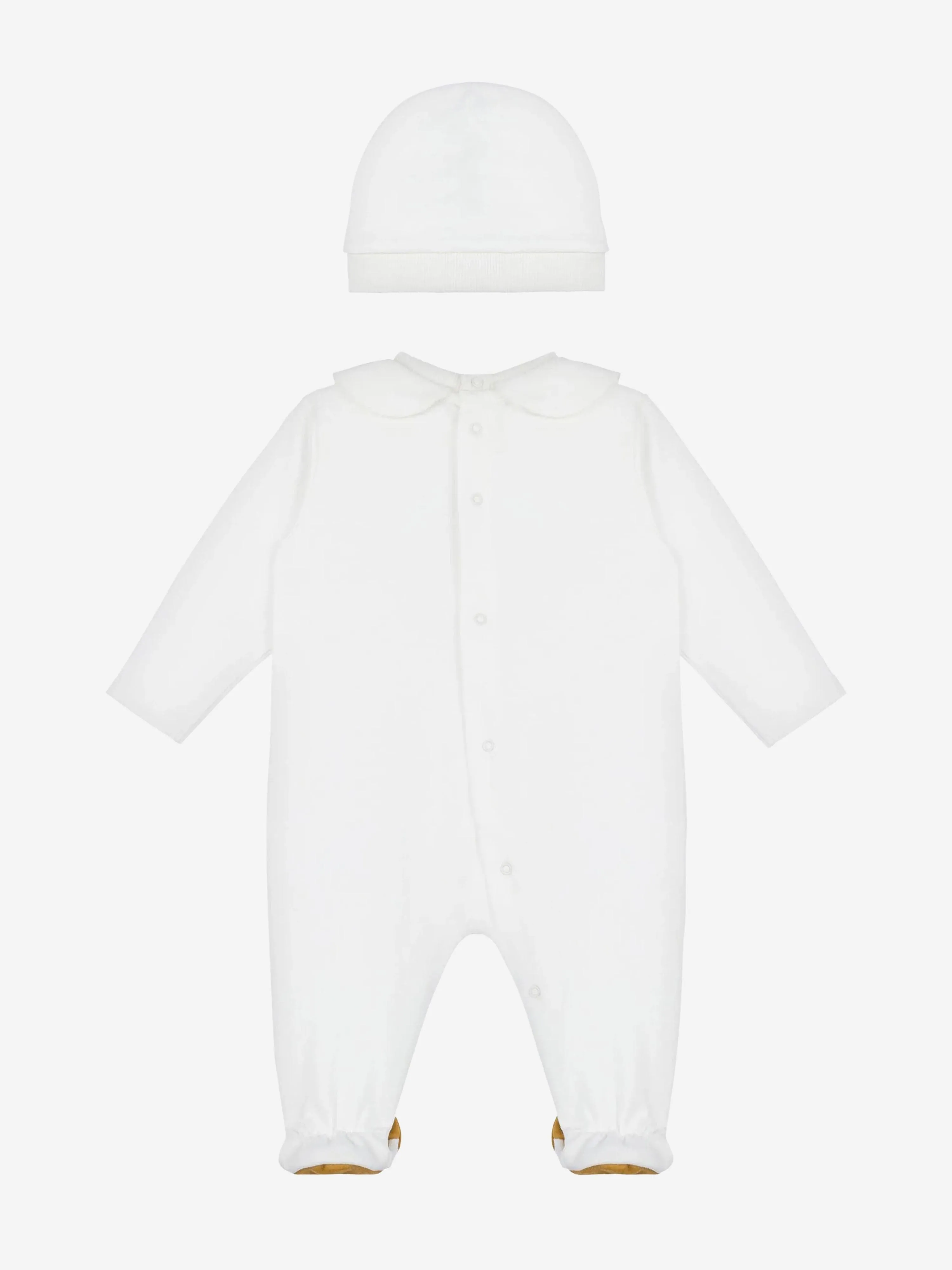 Ensemble Cadeau Body Bébé Ourson en Ivoire