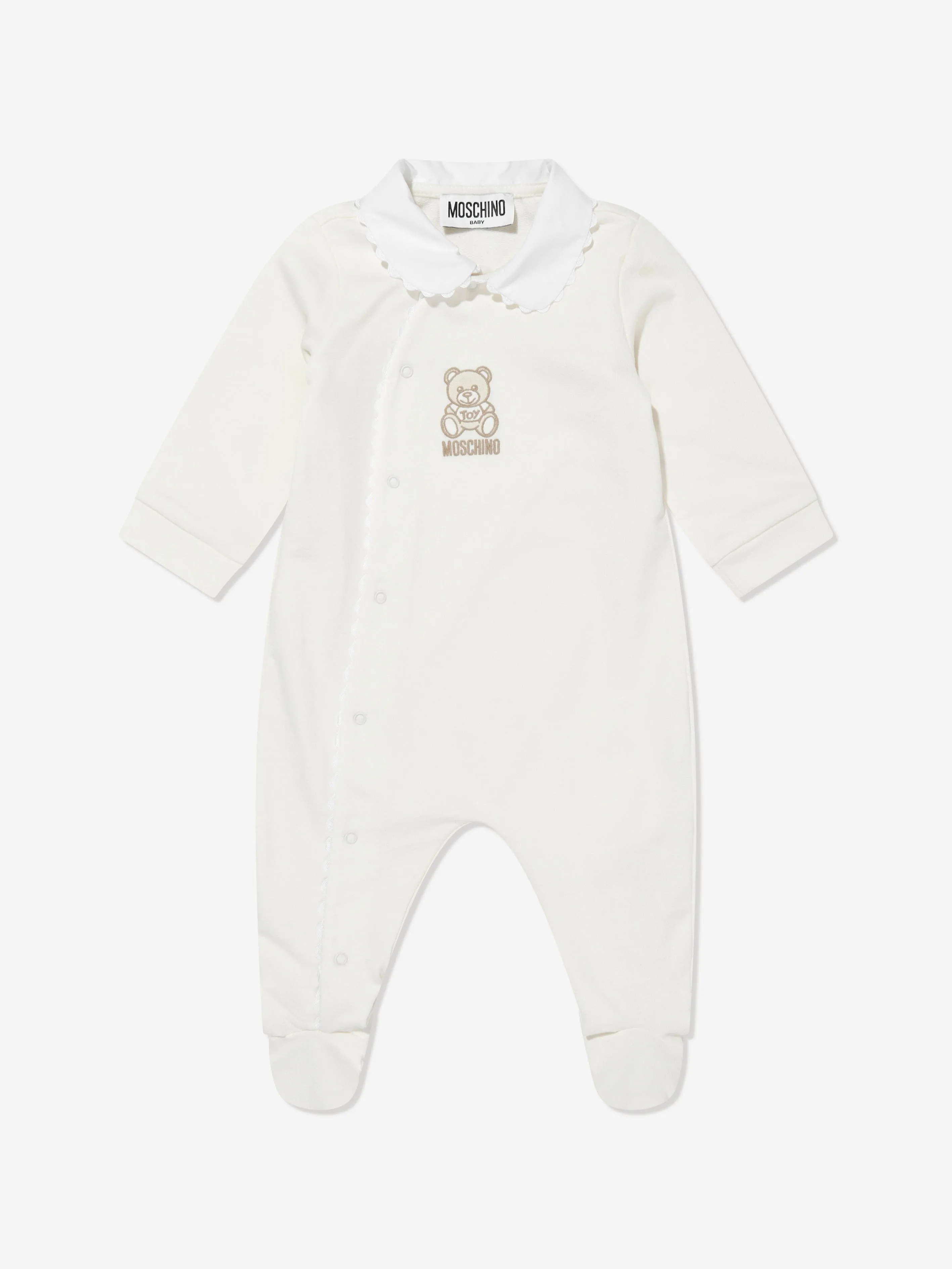 Grenouillère Bébé Ours en Peluche en Ivoire