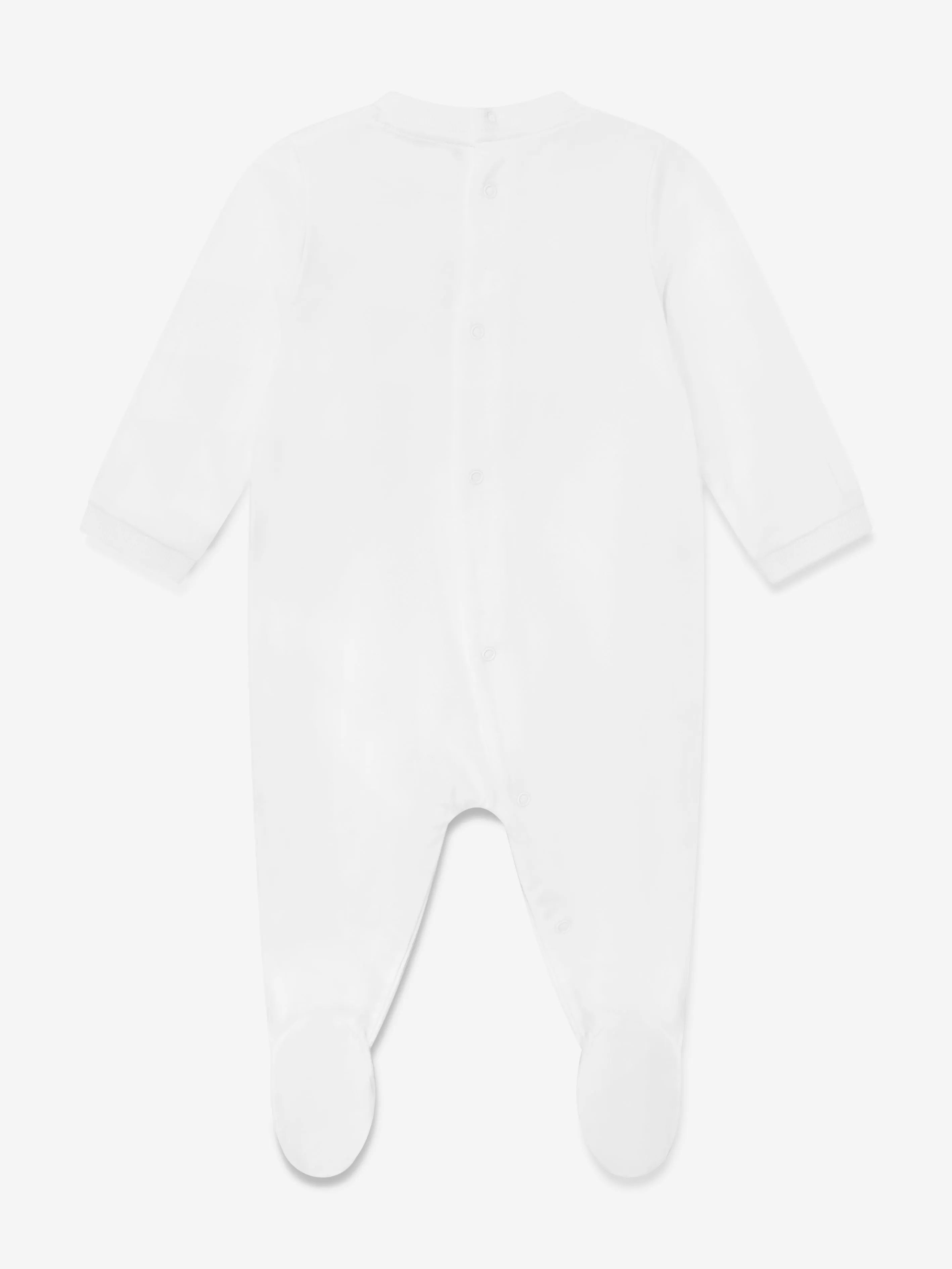 Ensemble Babygrow Logo Nounours Bébé en Blanc