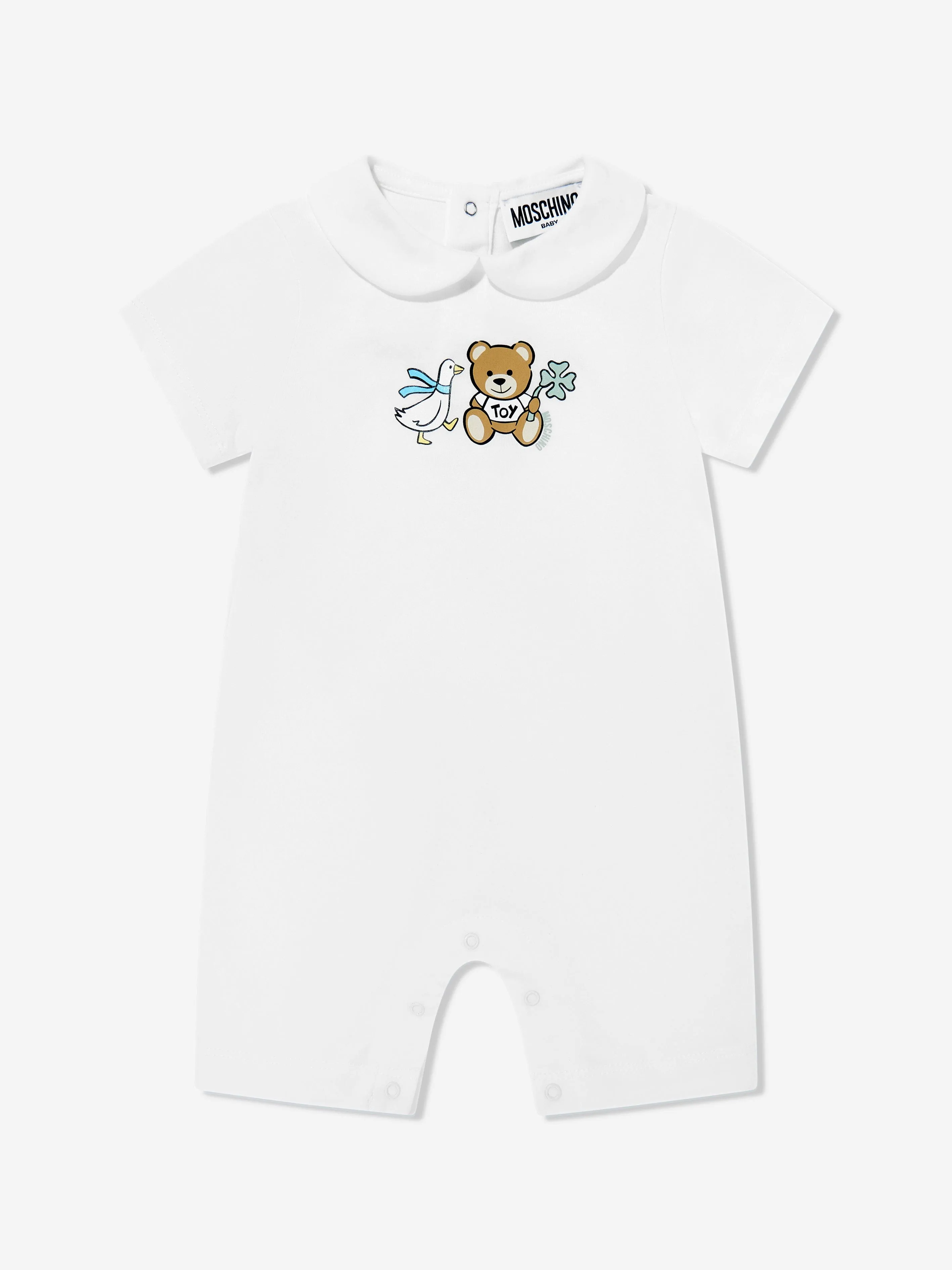 Barboteuse Ourson en Teddy en Ivoire
