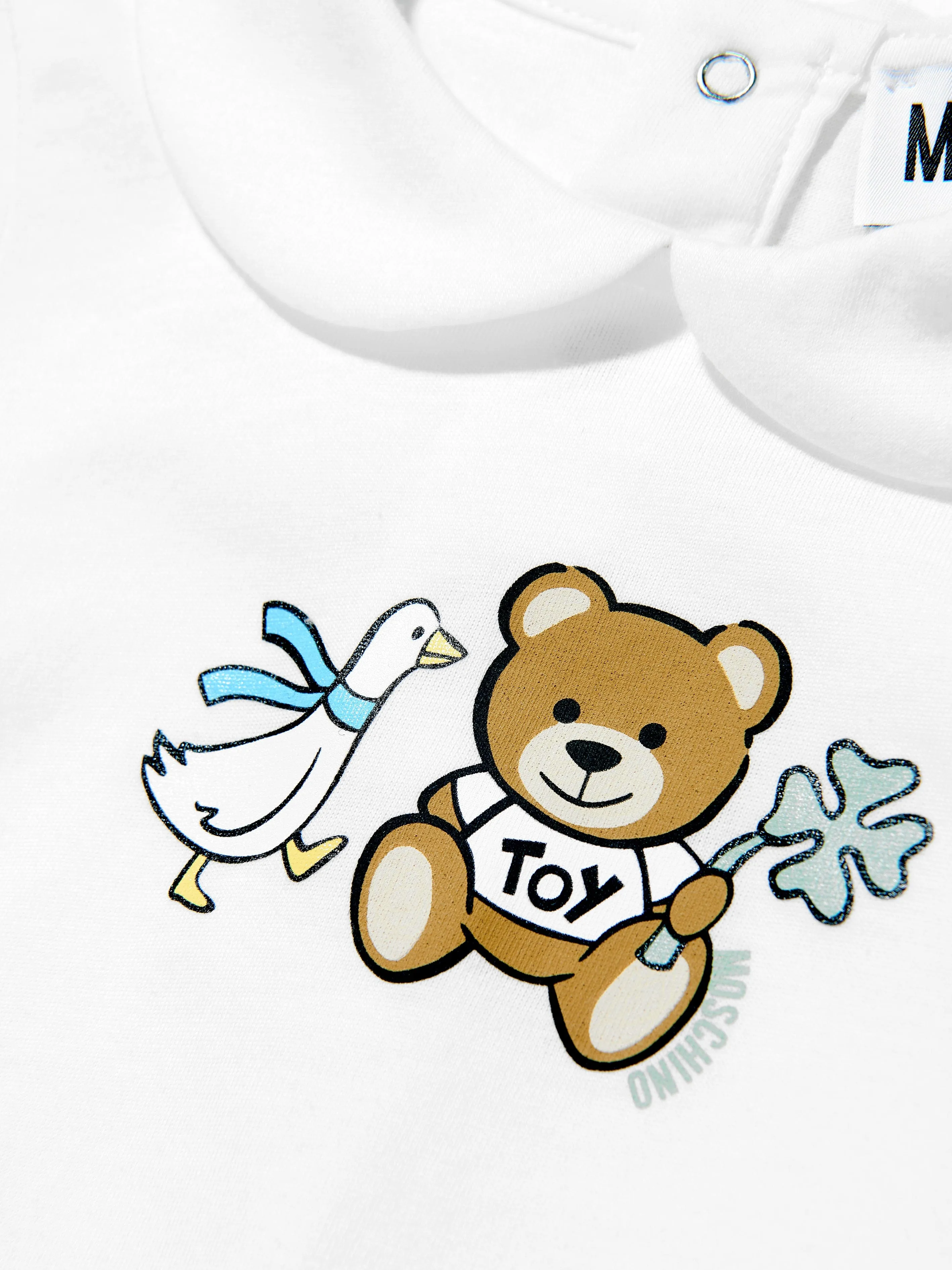 Barboteuse Ourson en Teddy en Ivoire