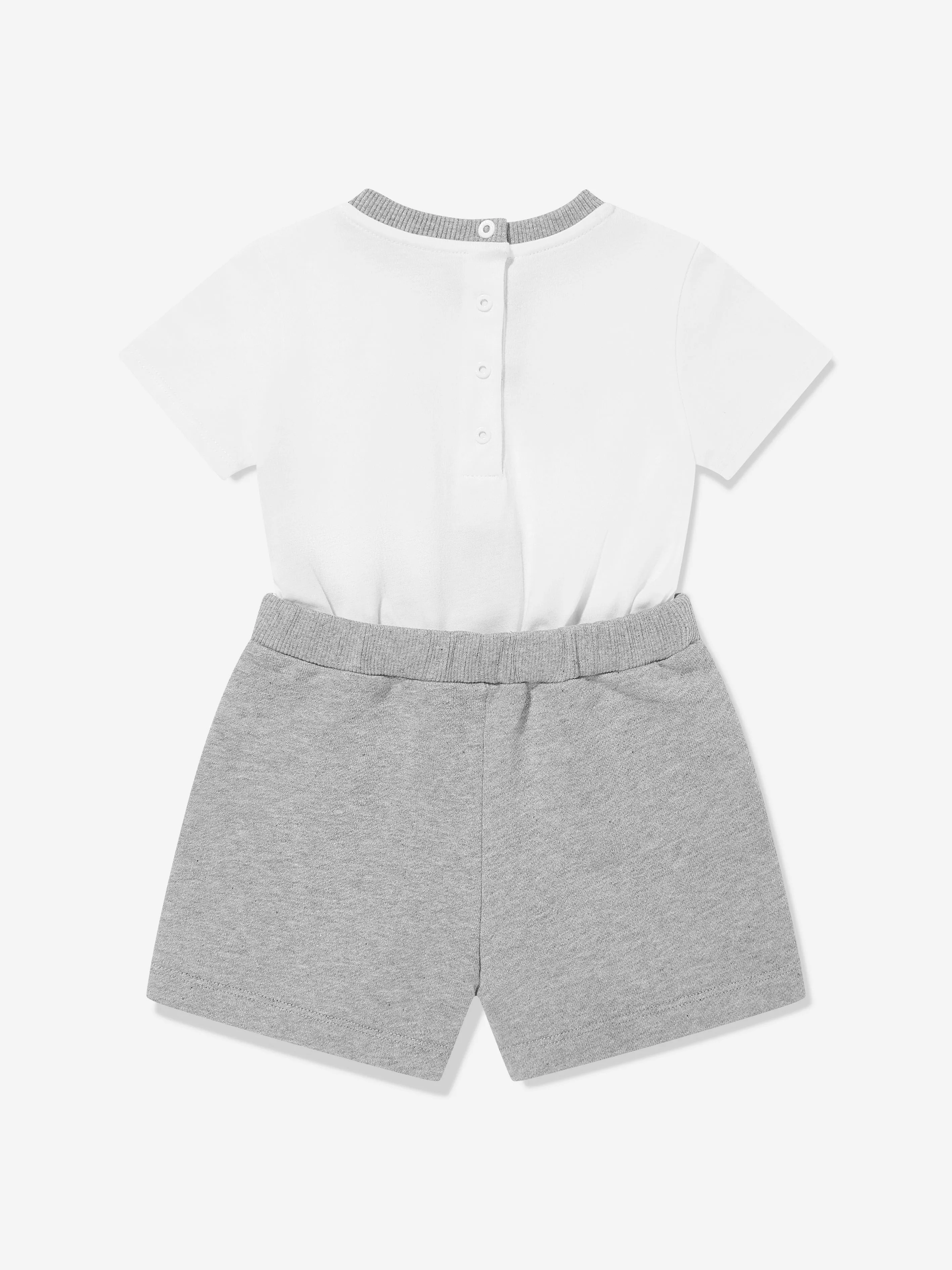 Bébé Garçon Balmain Combinaison à Logo Blanc