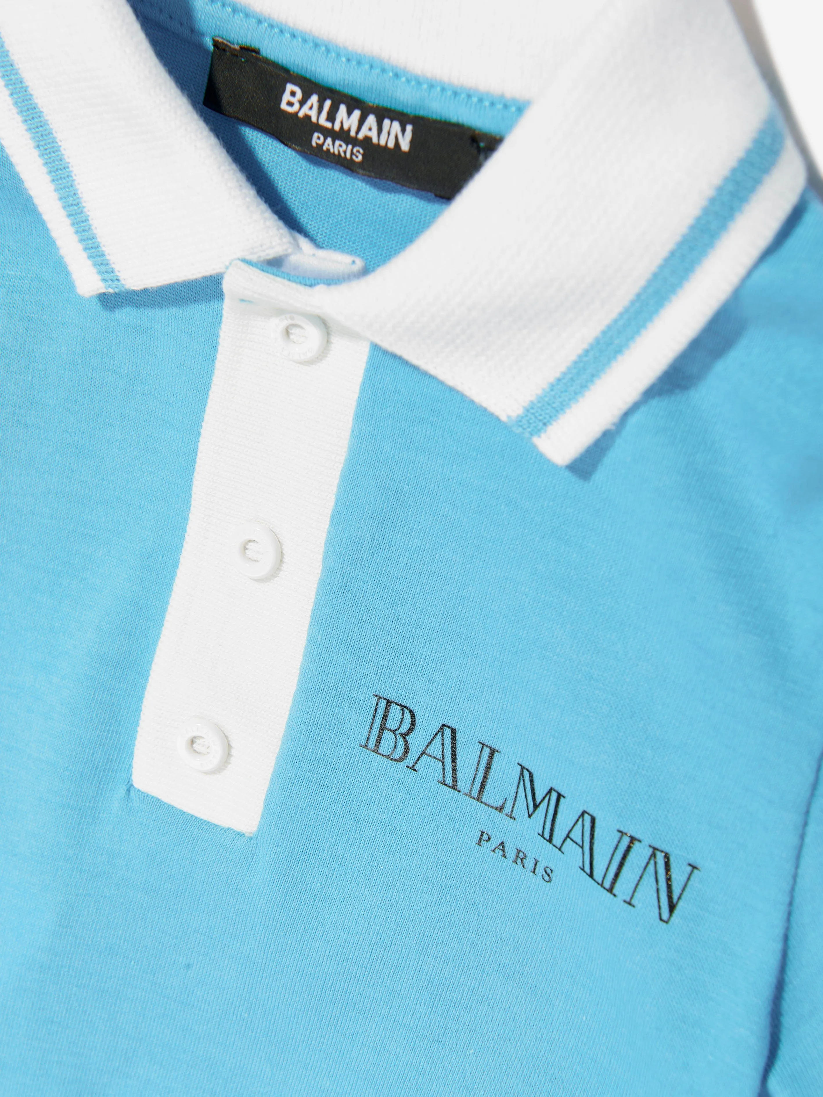 Bébé Garçon Balmain Combinaison Polo en Bleu