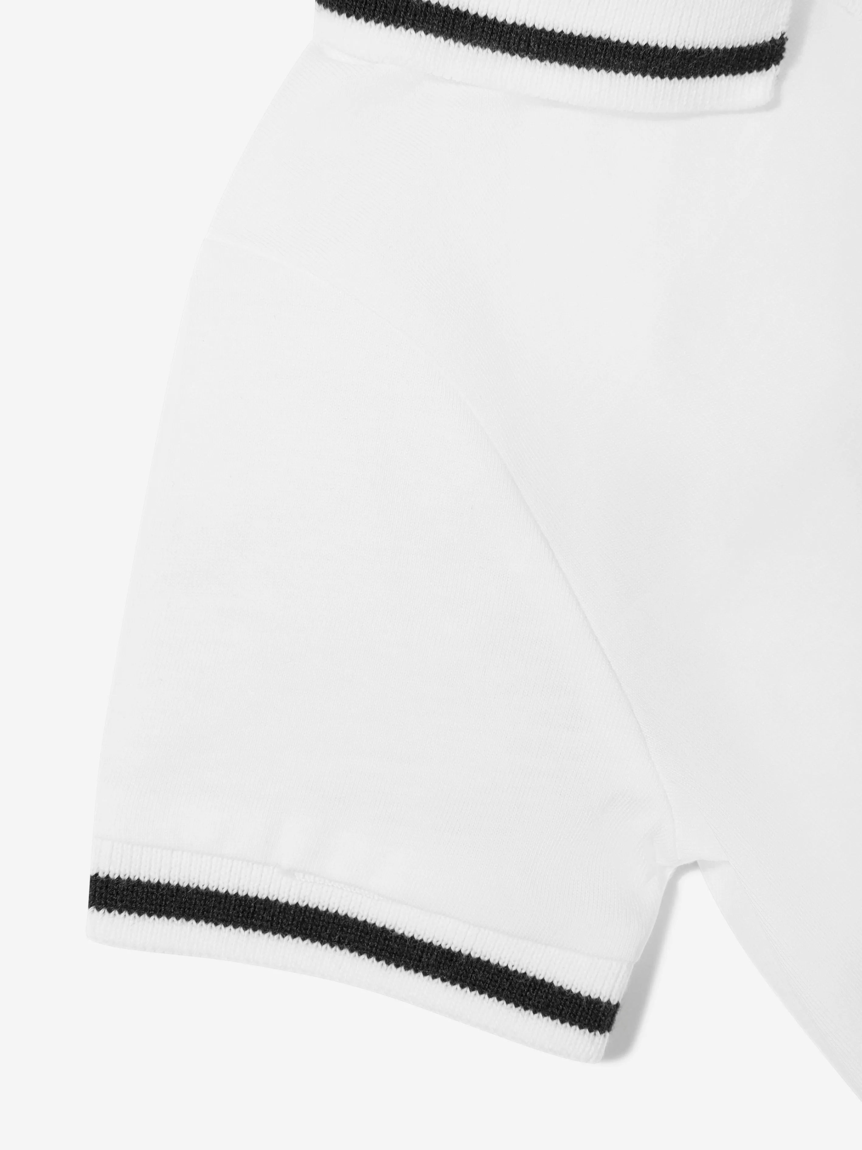 Bébé Garçon Combinaison Polo Balmain en Blanc