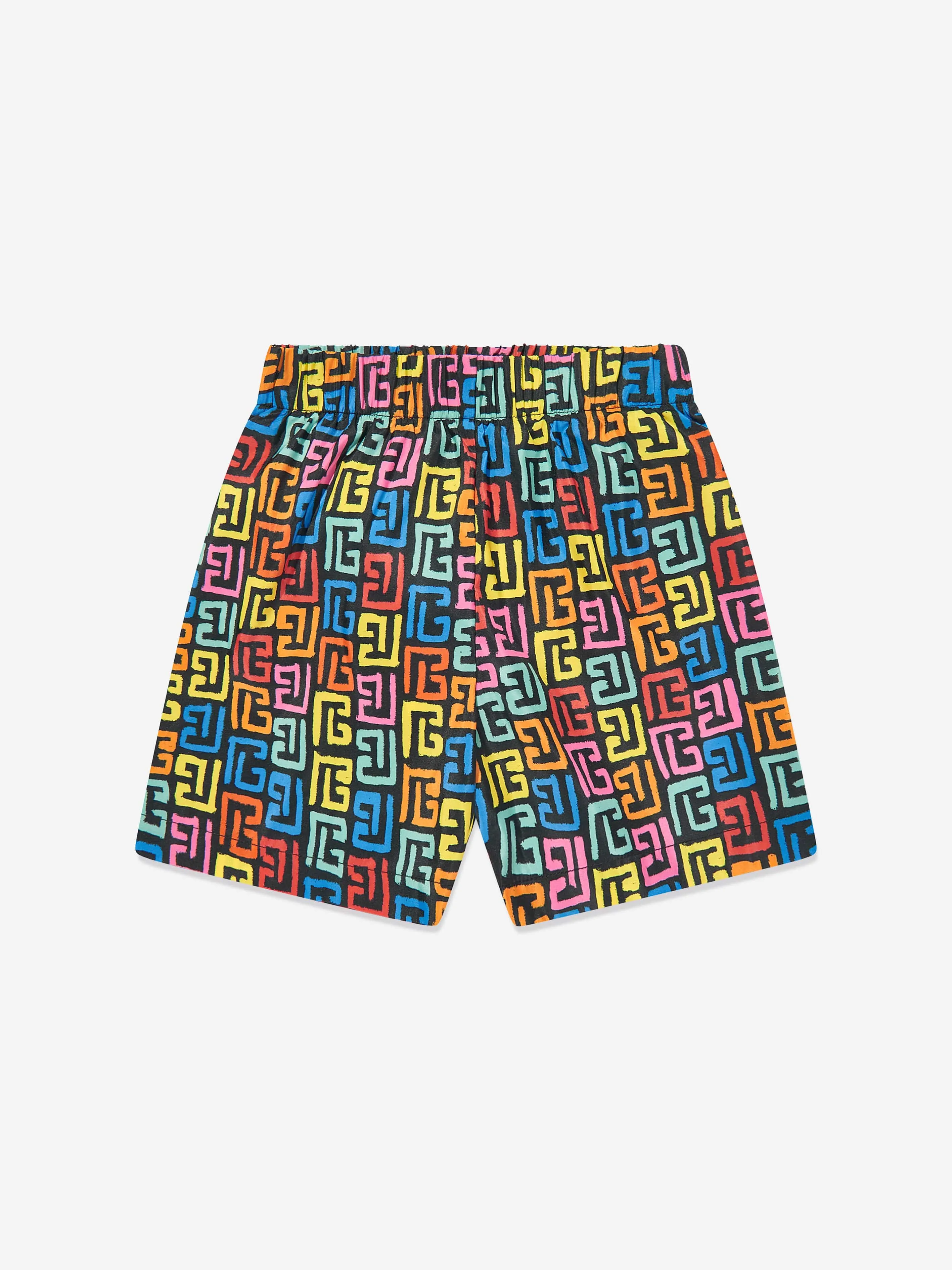 Short de bain monogramme Balmain Boys multicolore