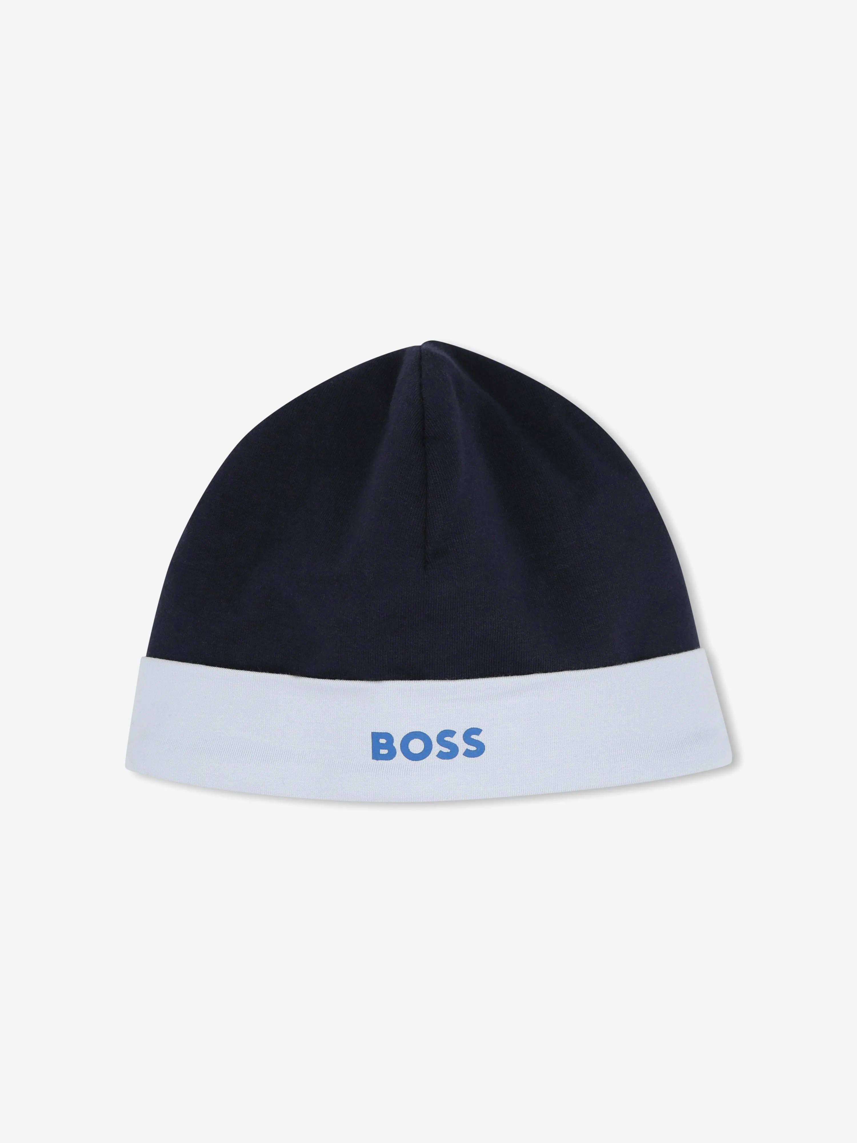 Ensemble de grenouillère BOSS Baby Boys en bleu marine