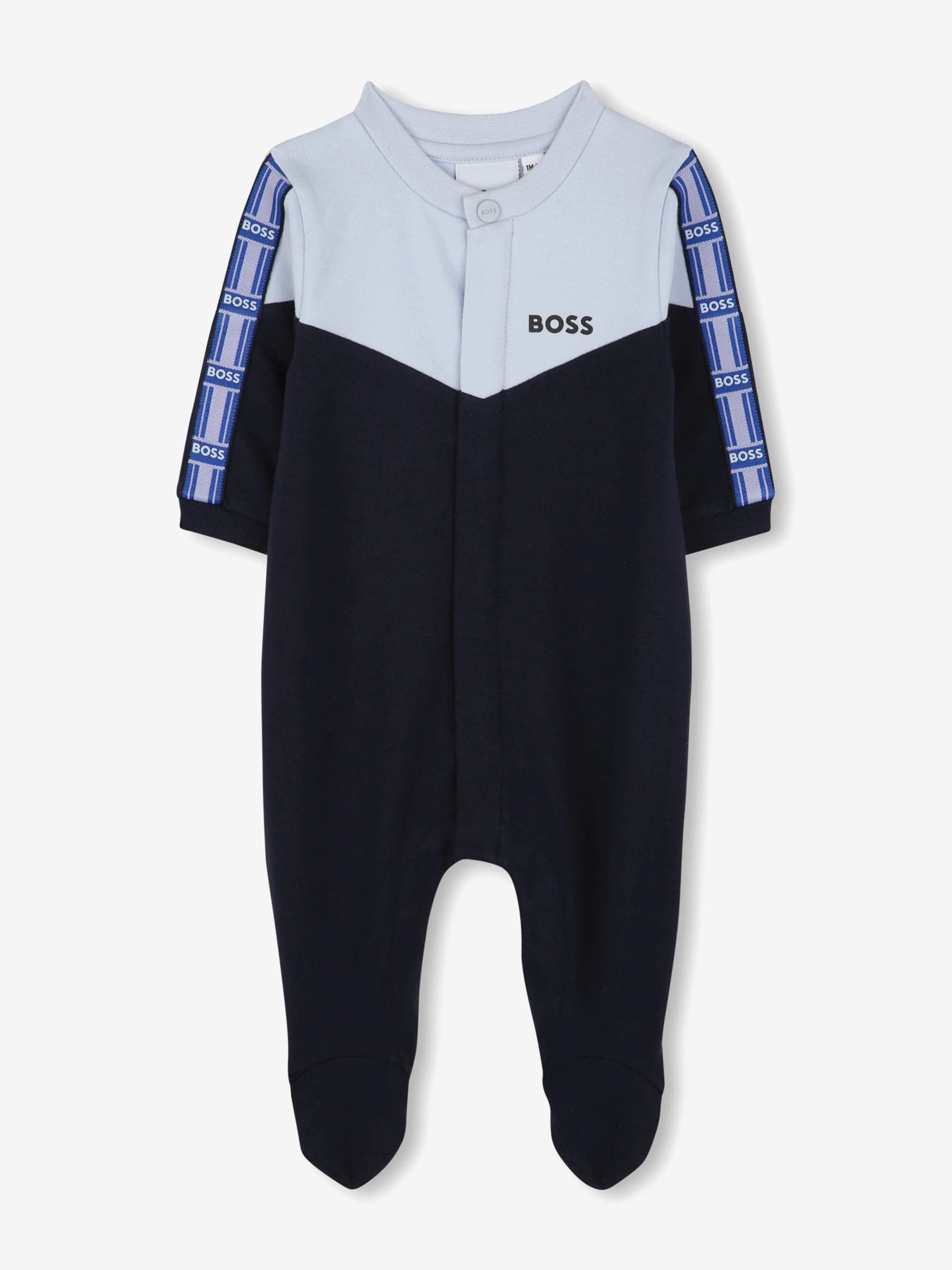 Ensemble de grenouillère BOSS Baby Boys en bleu marine