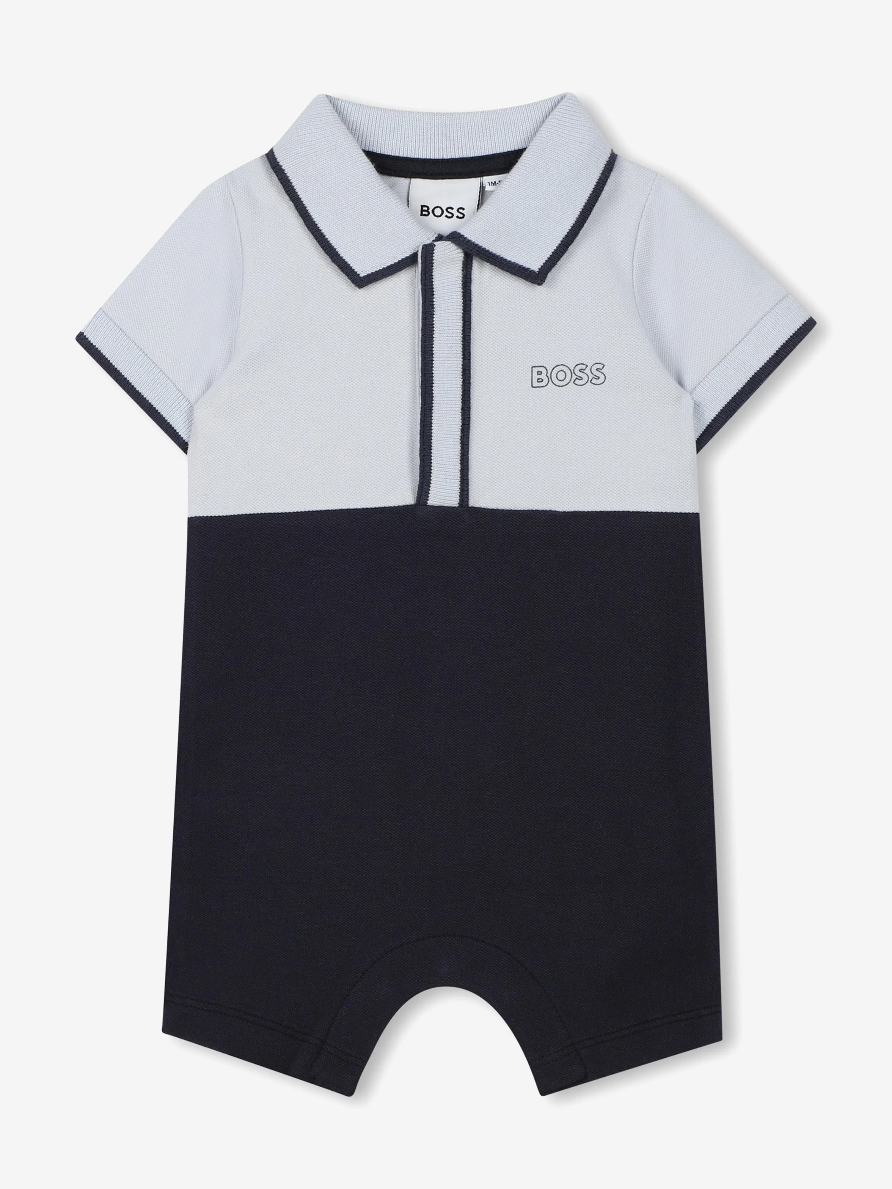 BODY Bébé Garçon Logo Imprimé Grenouillère en Bleu Marine
