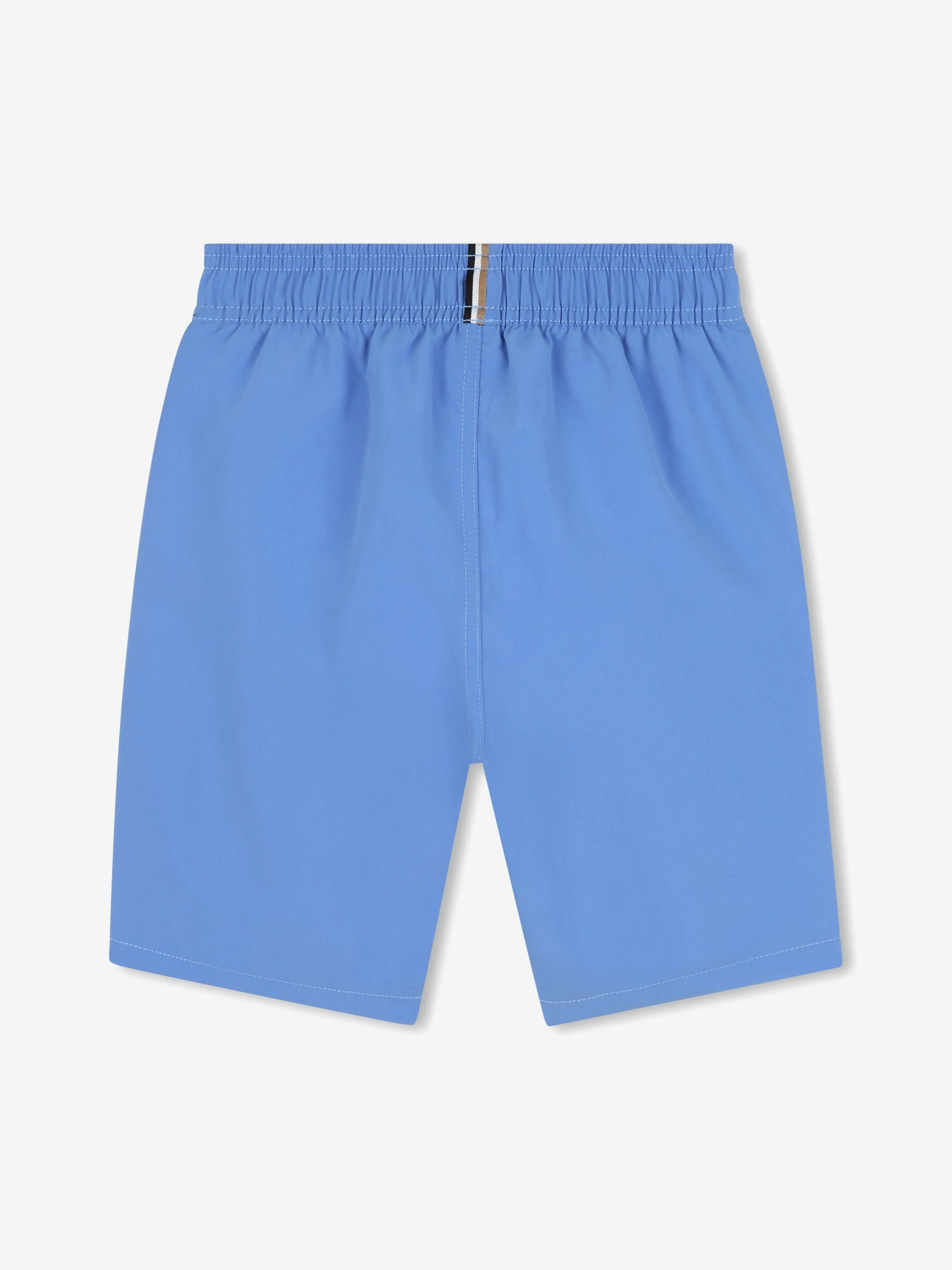 Short de bain imprimé logo BOSS Boys en marine