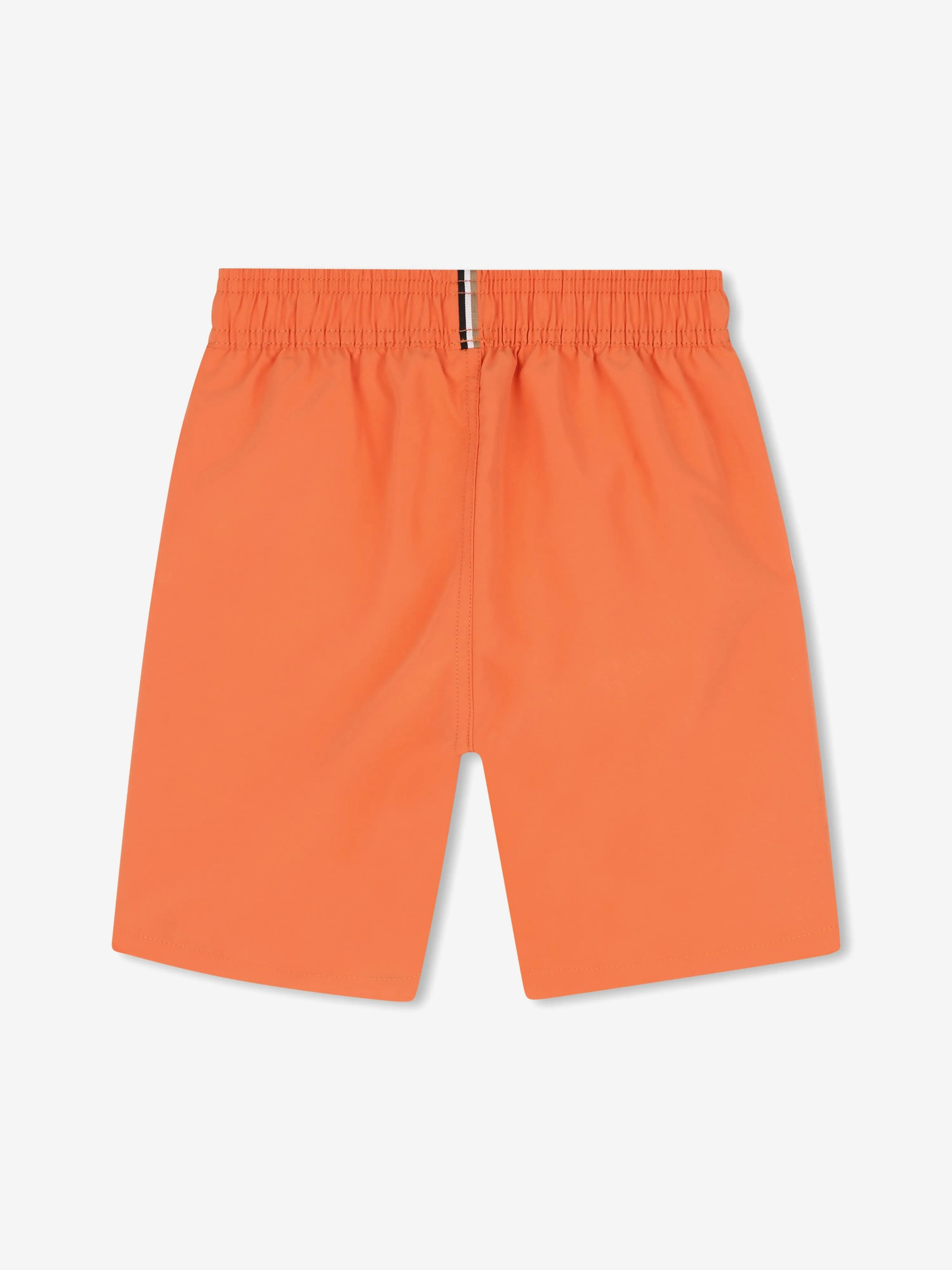 Short de bain à logo BOSS Boys en orange
